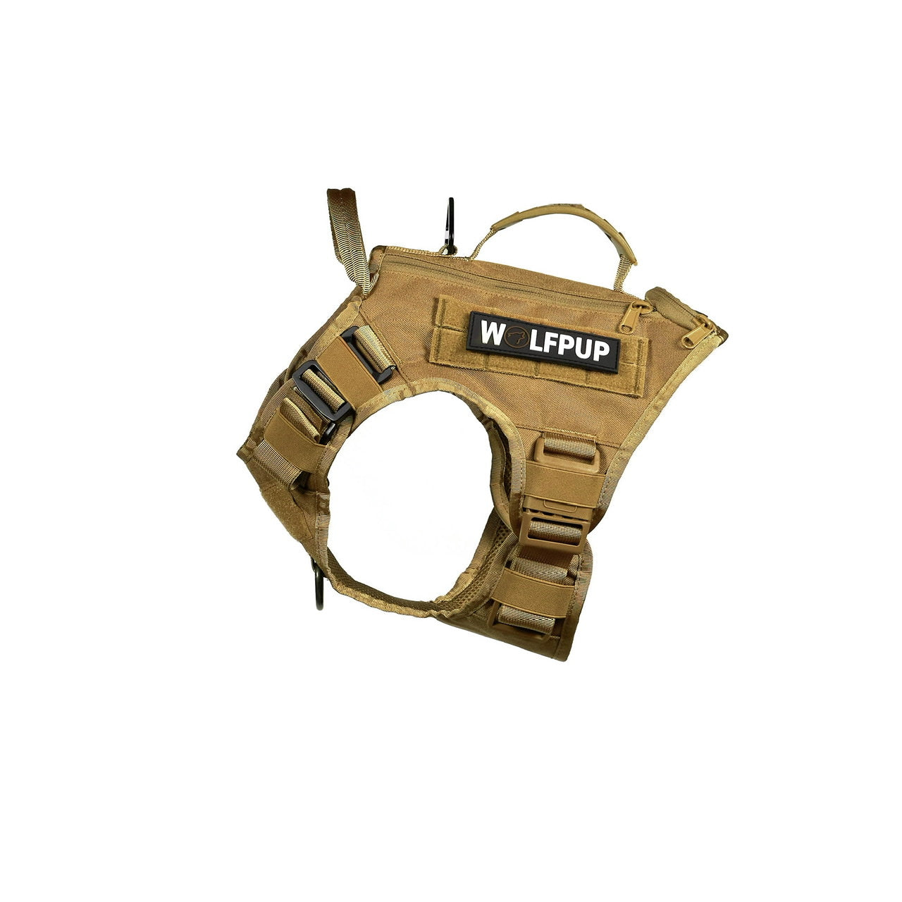 Khaki Tactical Dog Vest Harness