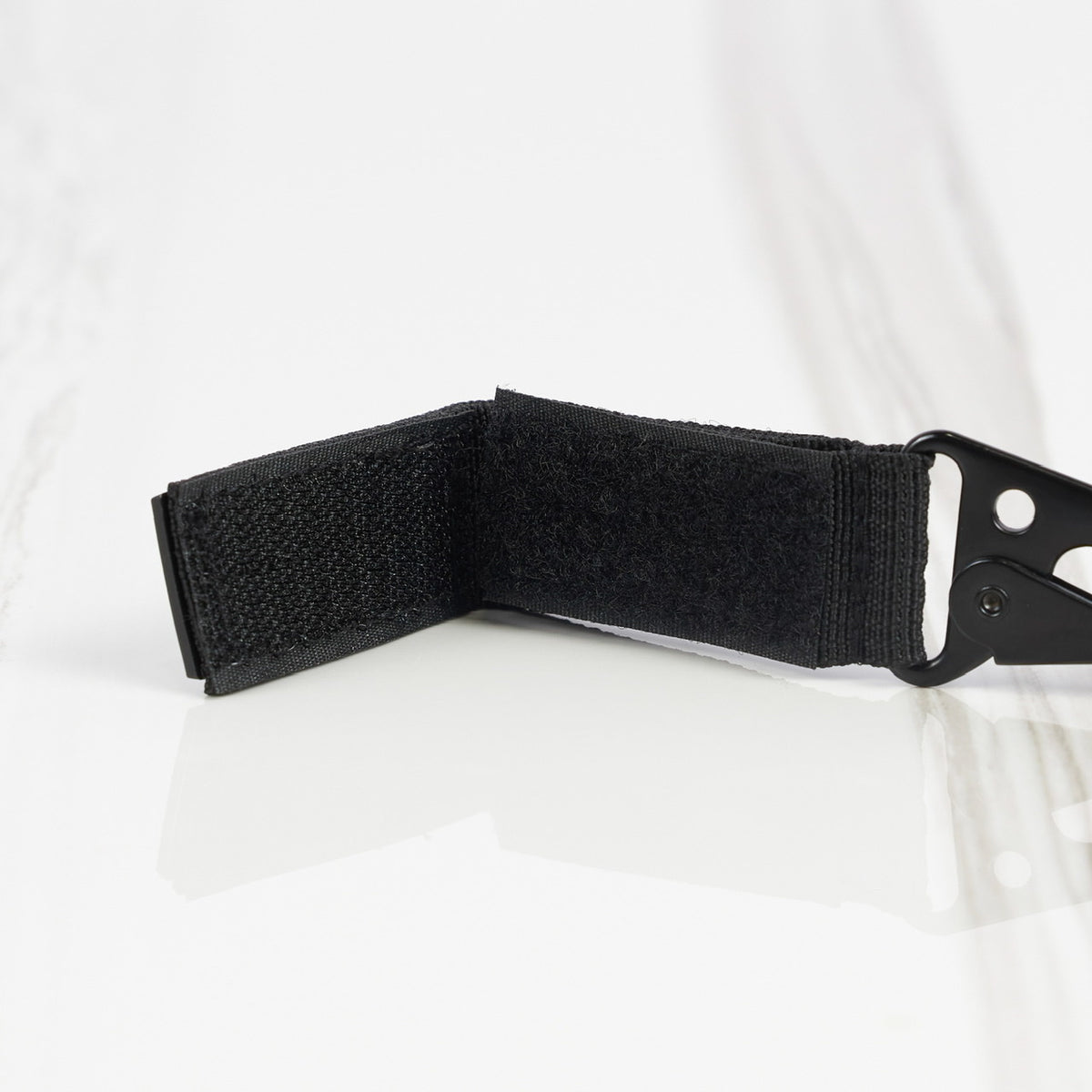 Multi Section Key Chain Multi-Functional Nylon Key Chain Alpha Black