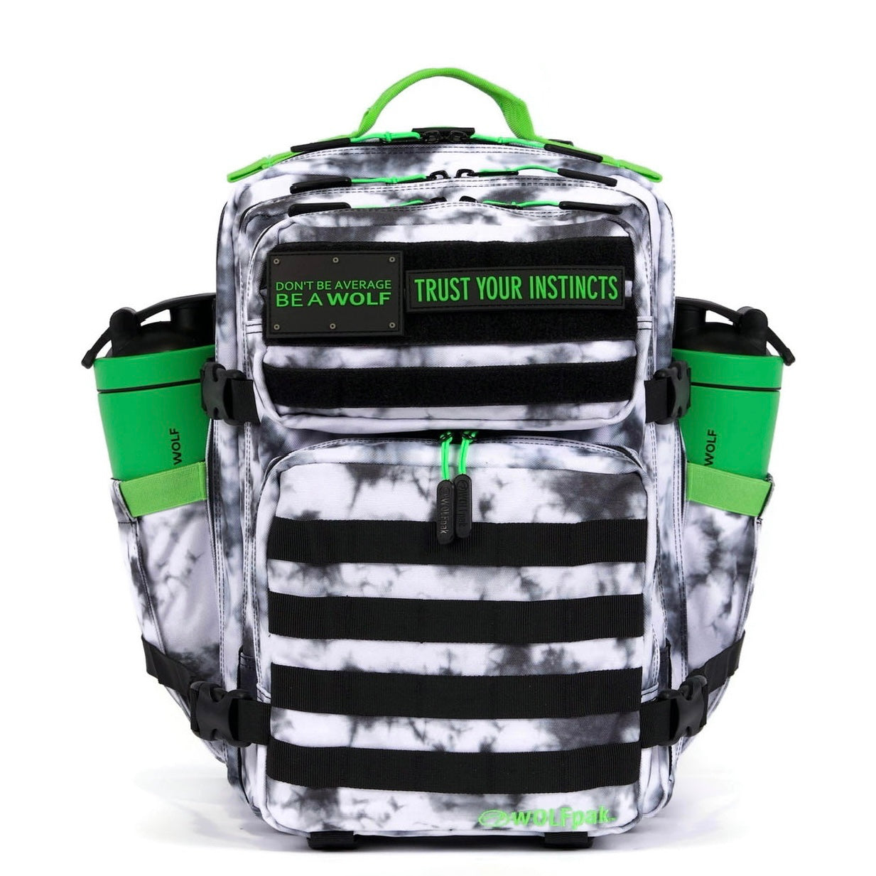 35L Backpack Timber Wolf Graffiti Green
