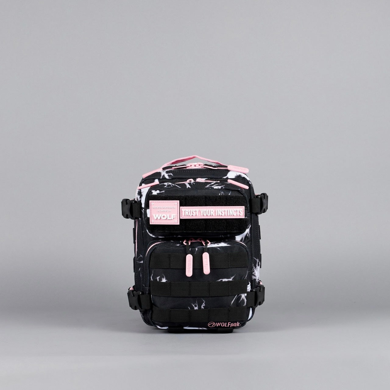 9L Backpack Mini Black Lightning Knockout Pink
