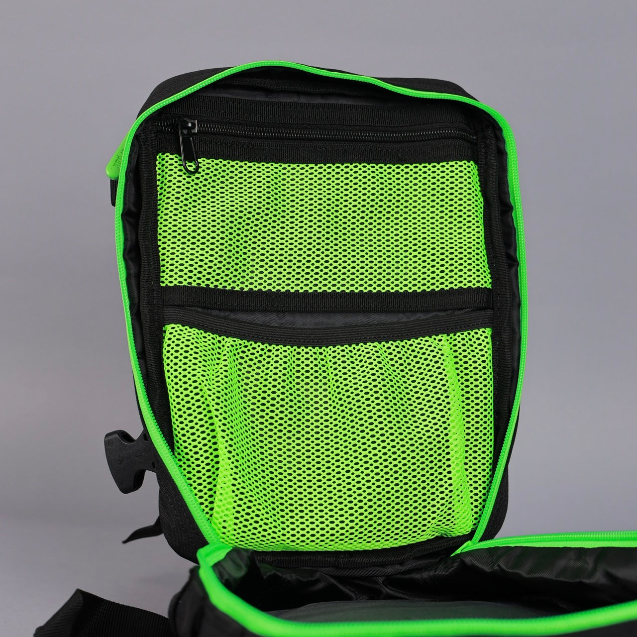 9L Backpack Mini Black Neon Green
