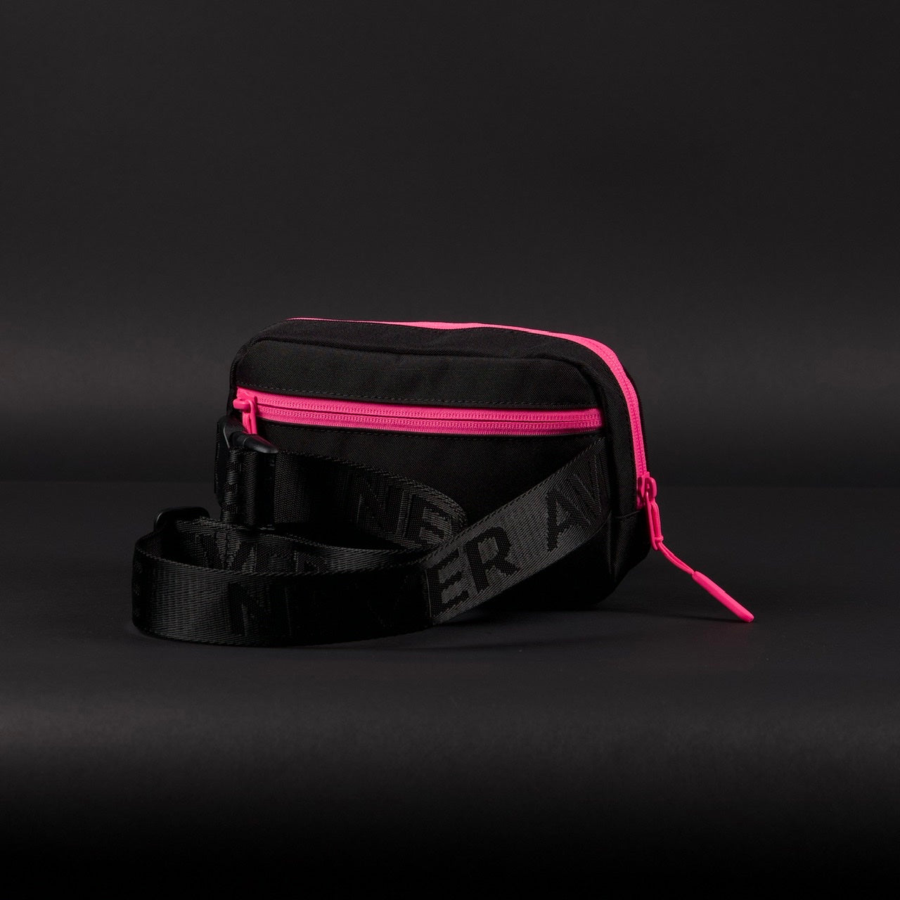 Crossbody Pack Black Neon Pink