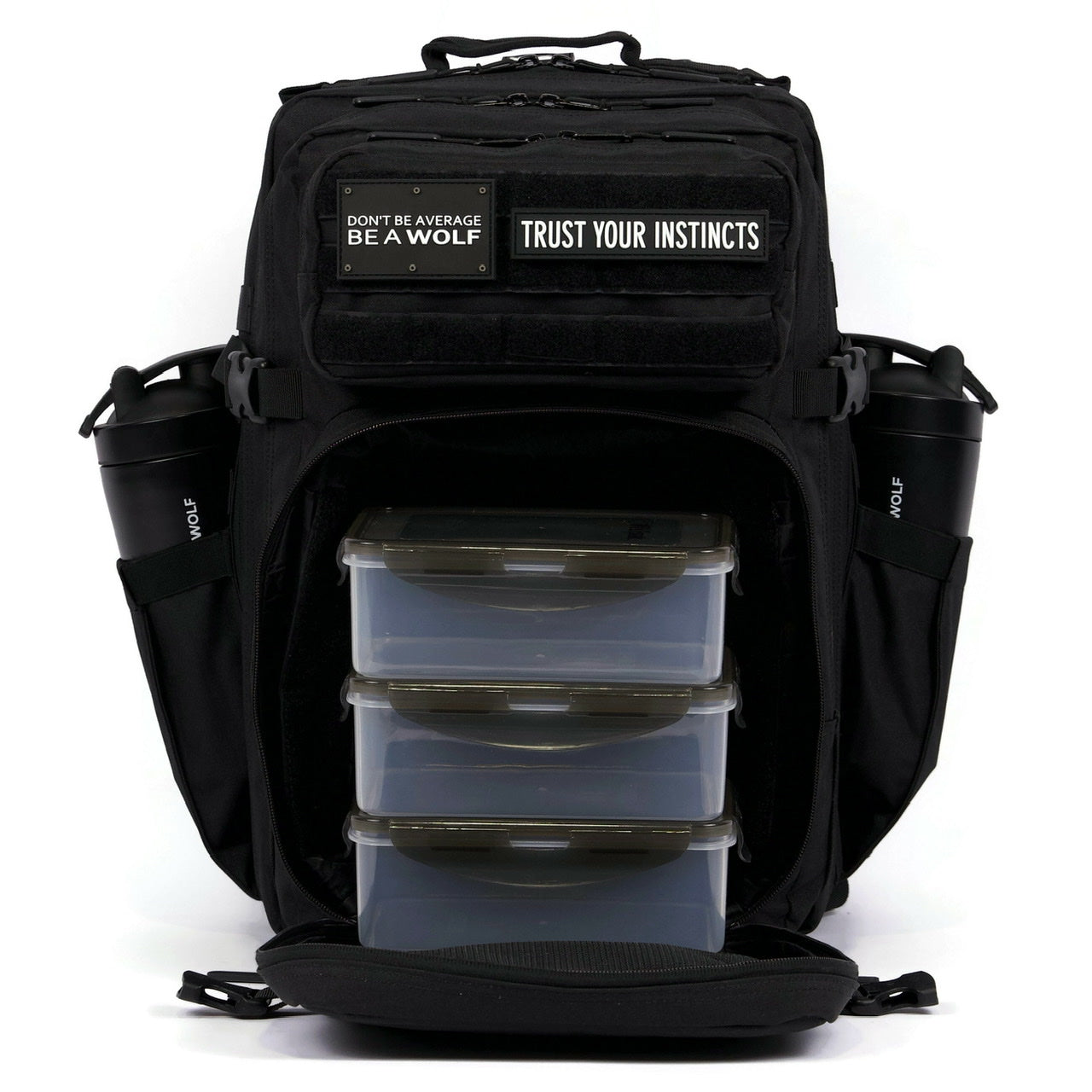 45L Alpha Black Meal Prep Management Backpack