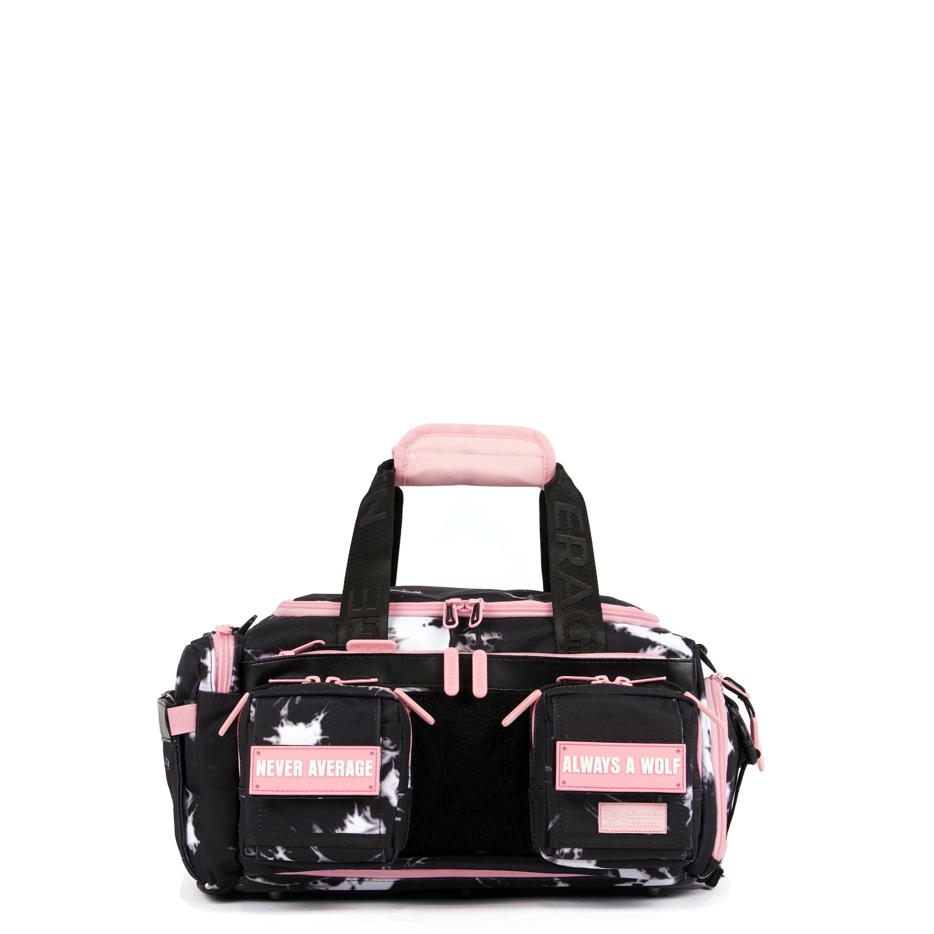 20L Mini Duffle Bag Black Lightning Knockout Pink