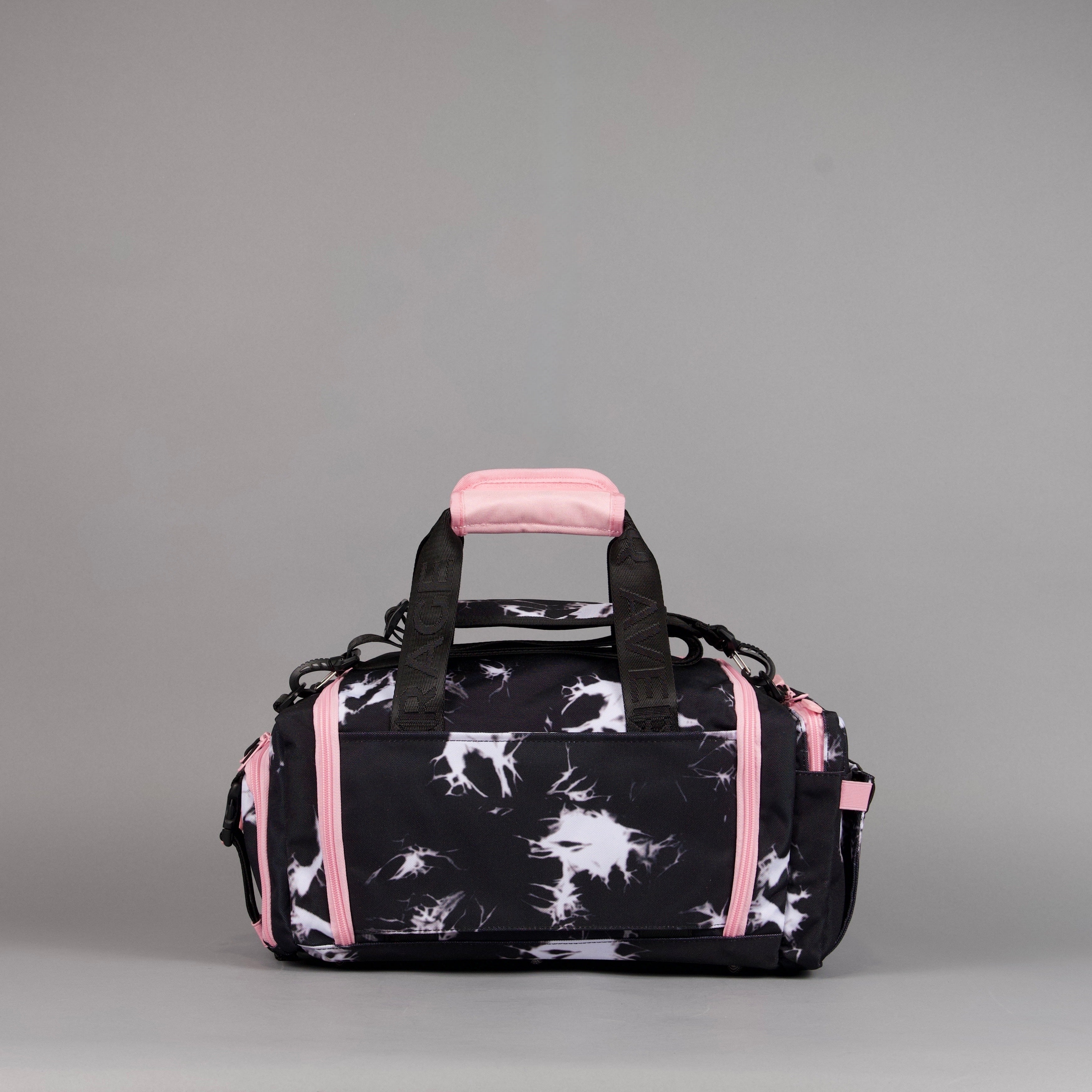 20L Mini Duffle Bag Black Lightning Knockout Pink