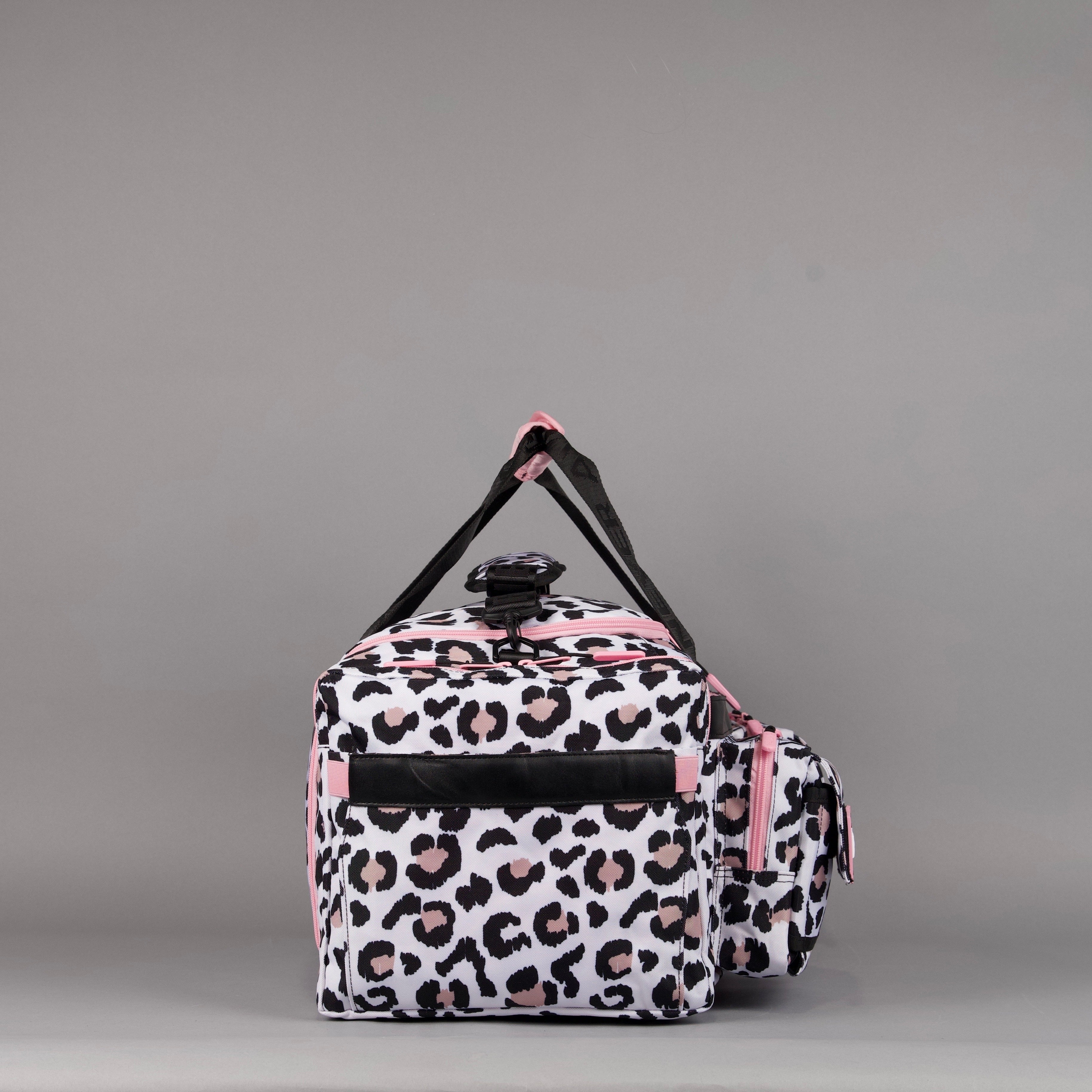 40L Ultimate Duffle Bag Leopard Pink Zip