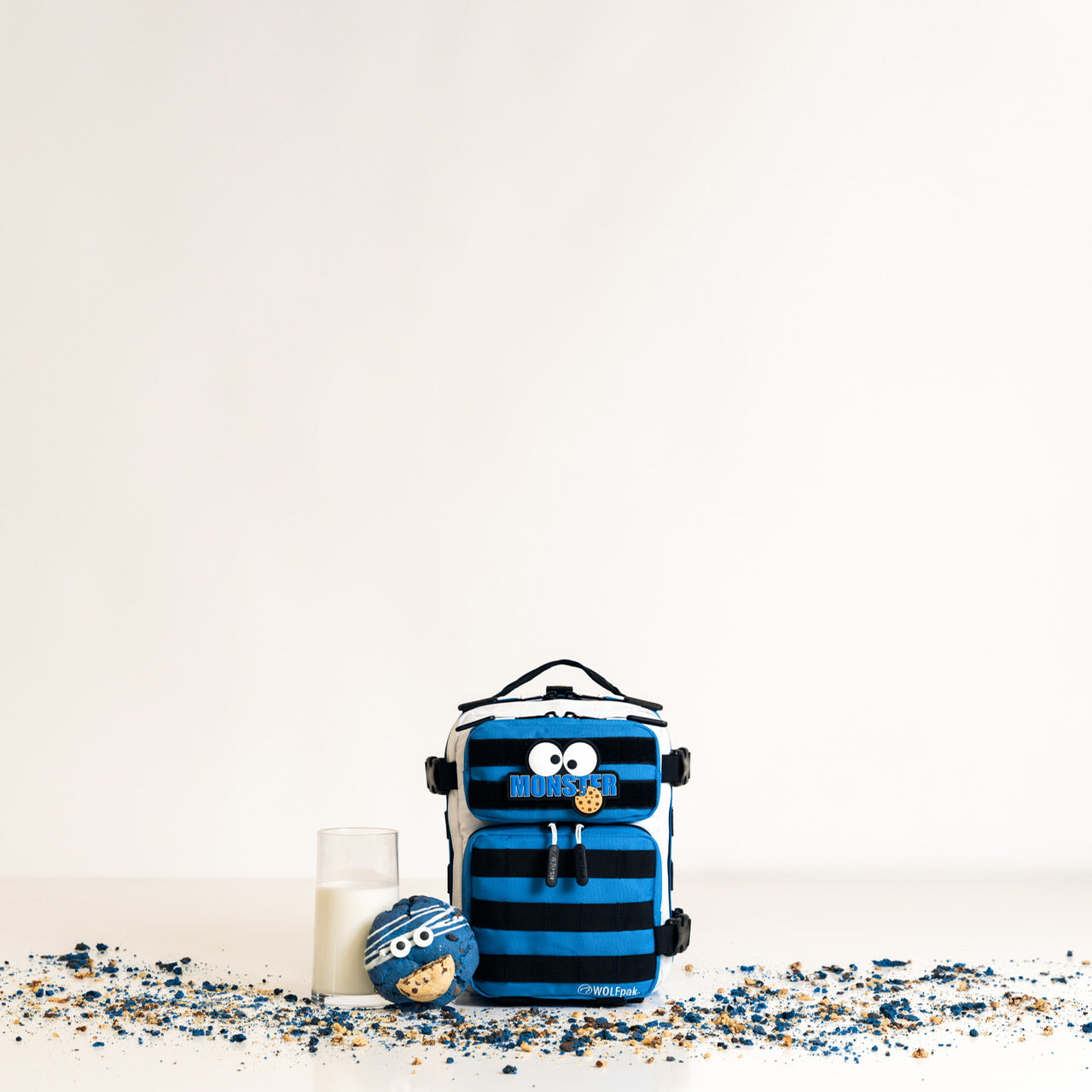 9L Backpack Mini Monster Blue