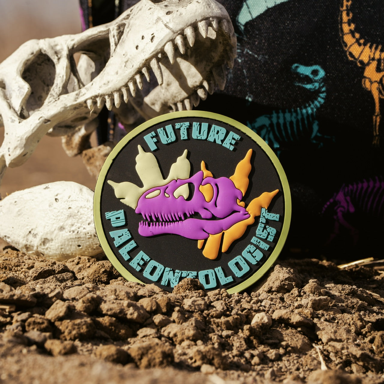 Dino Future Paleontologist Patch