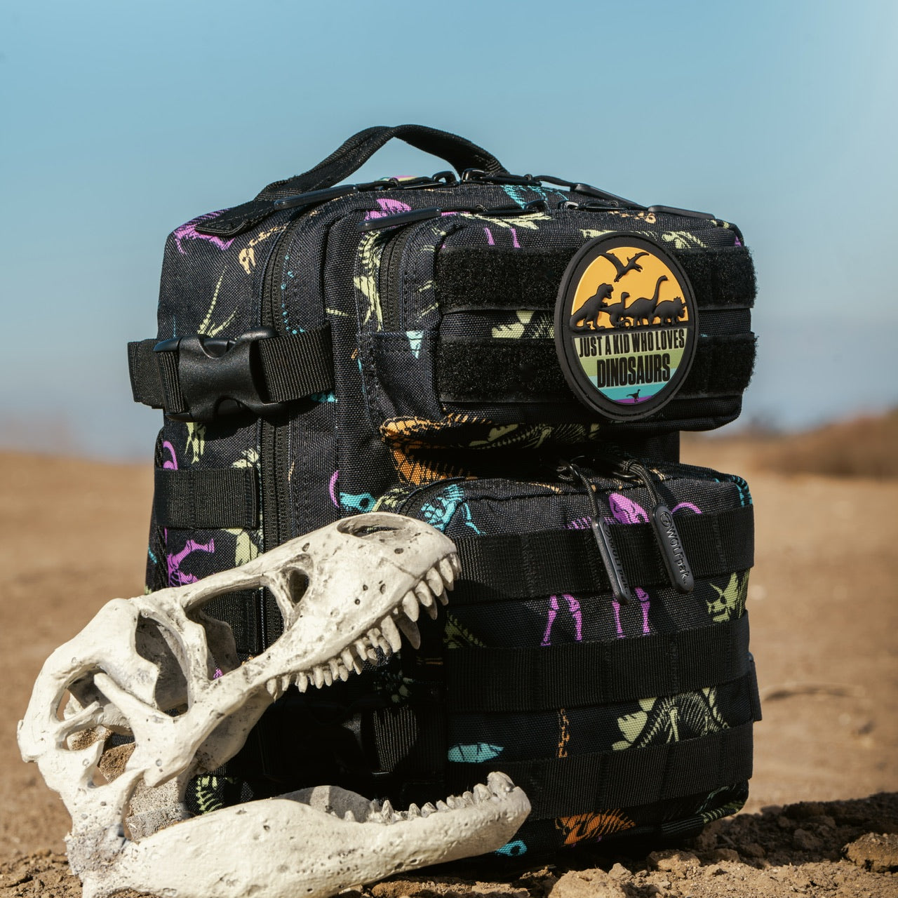 9L Backpack Mini Dino Bag