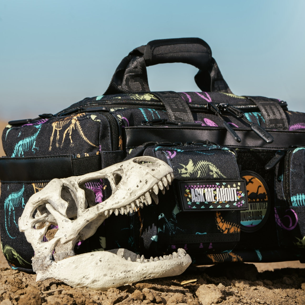 20L Mini Duffle Dino Bag