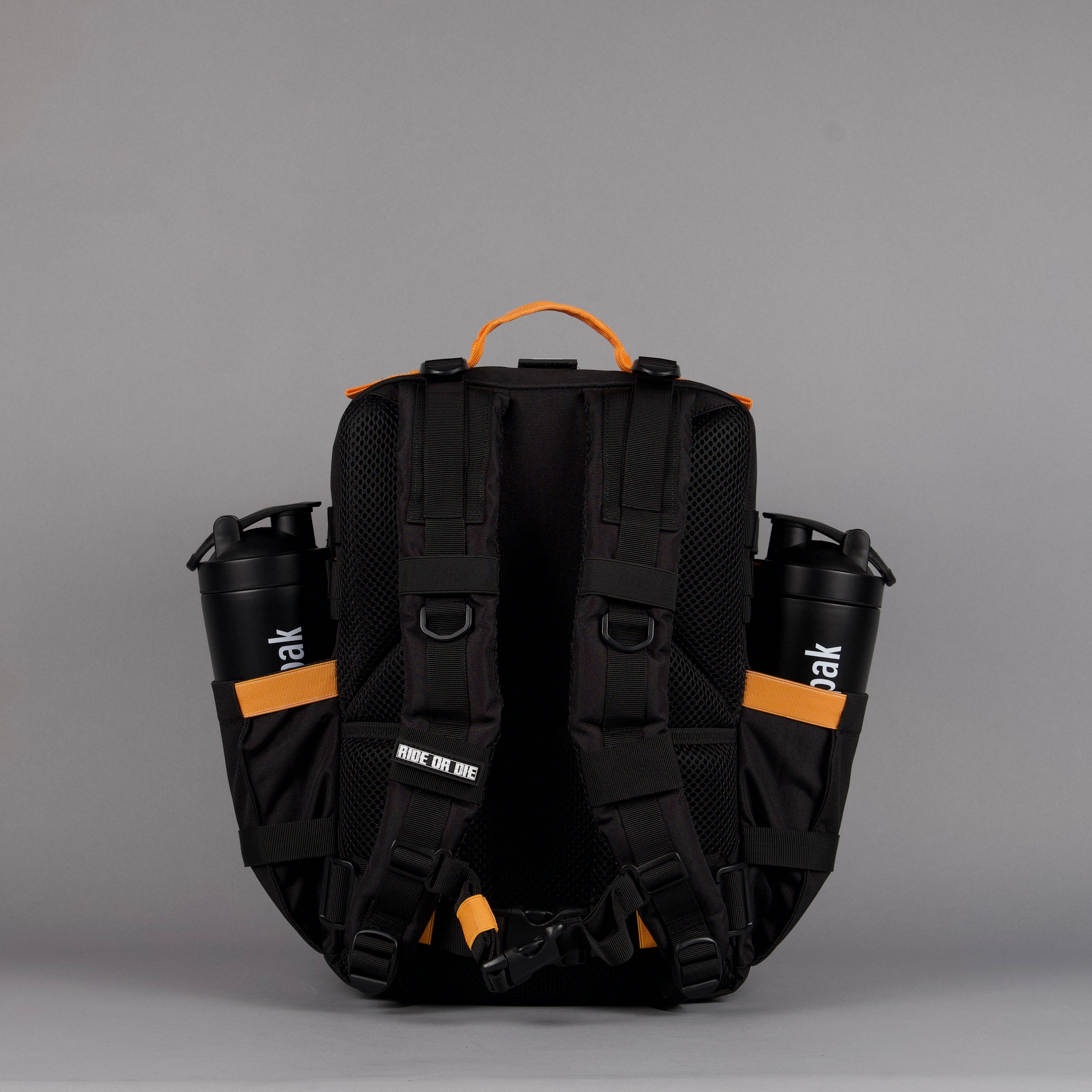 35L Alpha Black con detalles en naranja y blanco Gestión de preparación de comidas