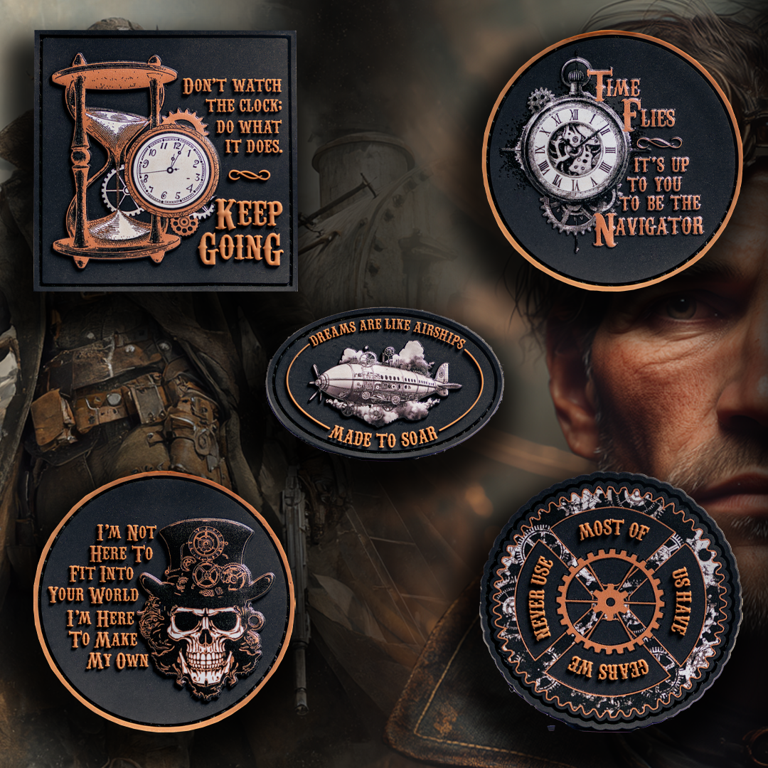 Steampunk Patch Bundle #3