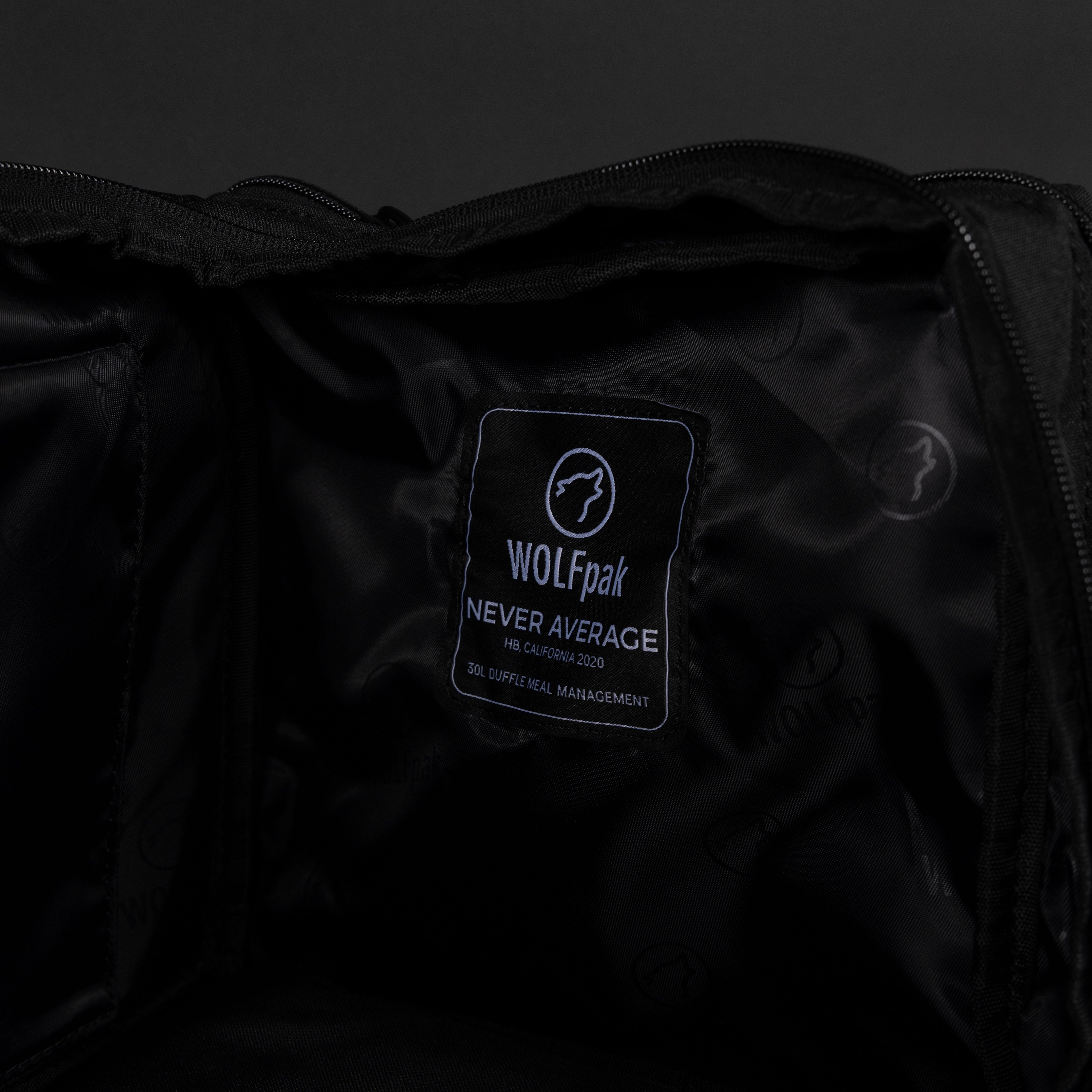 30L Perfect Meal Management Duffle Bag Alpha Black