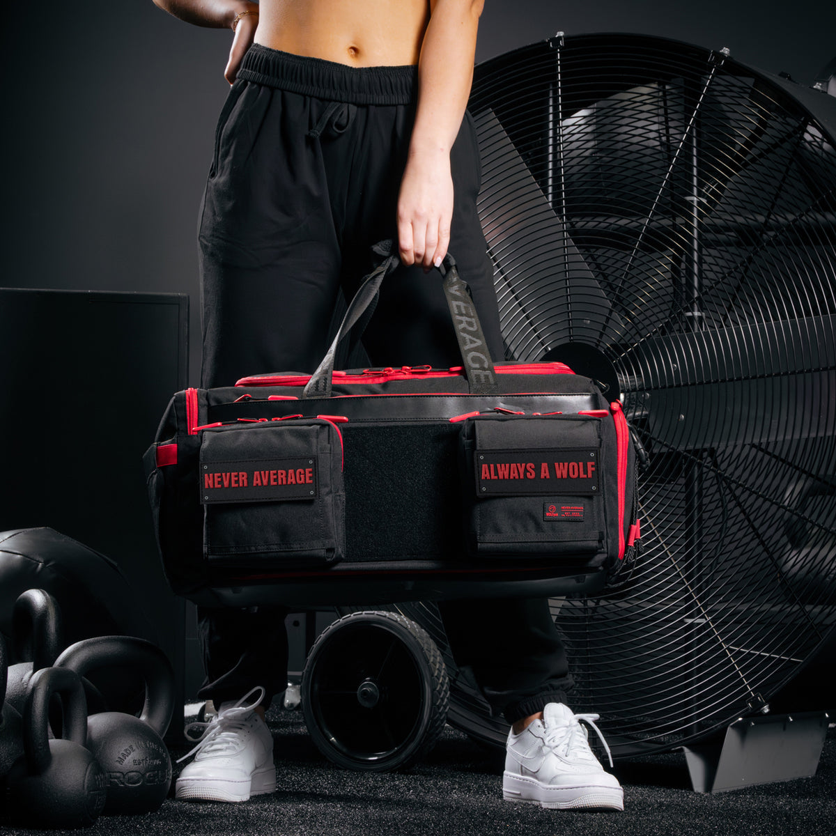 30L Perfect Duffle Bag Red Wolf