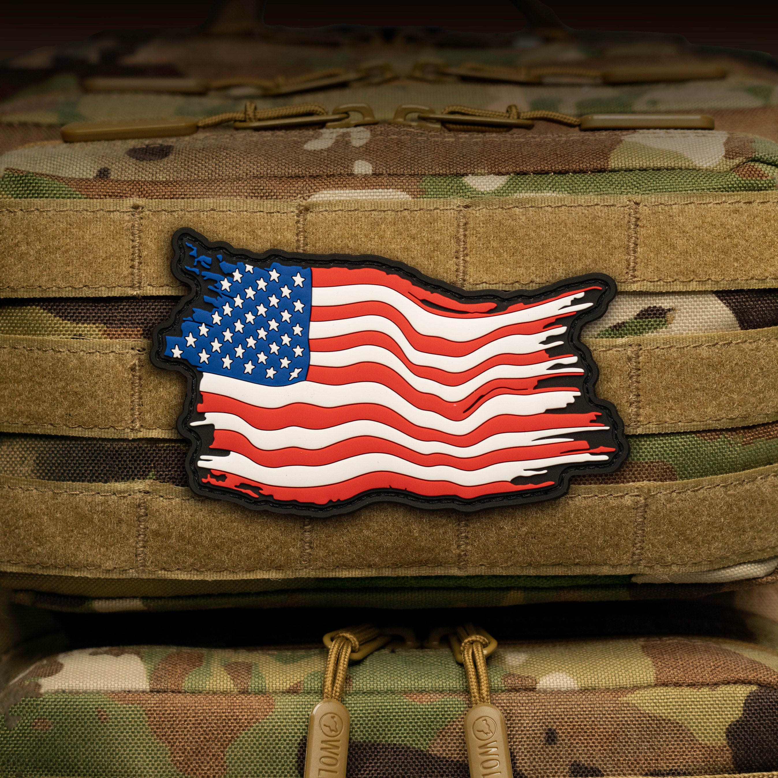 American US Grunge Flag