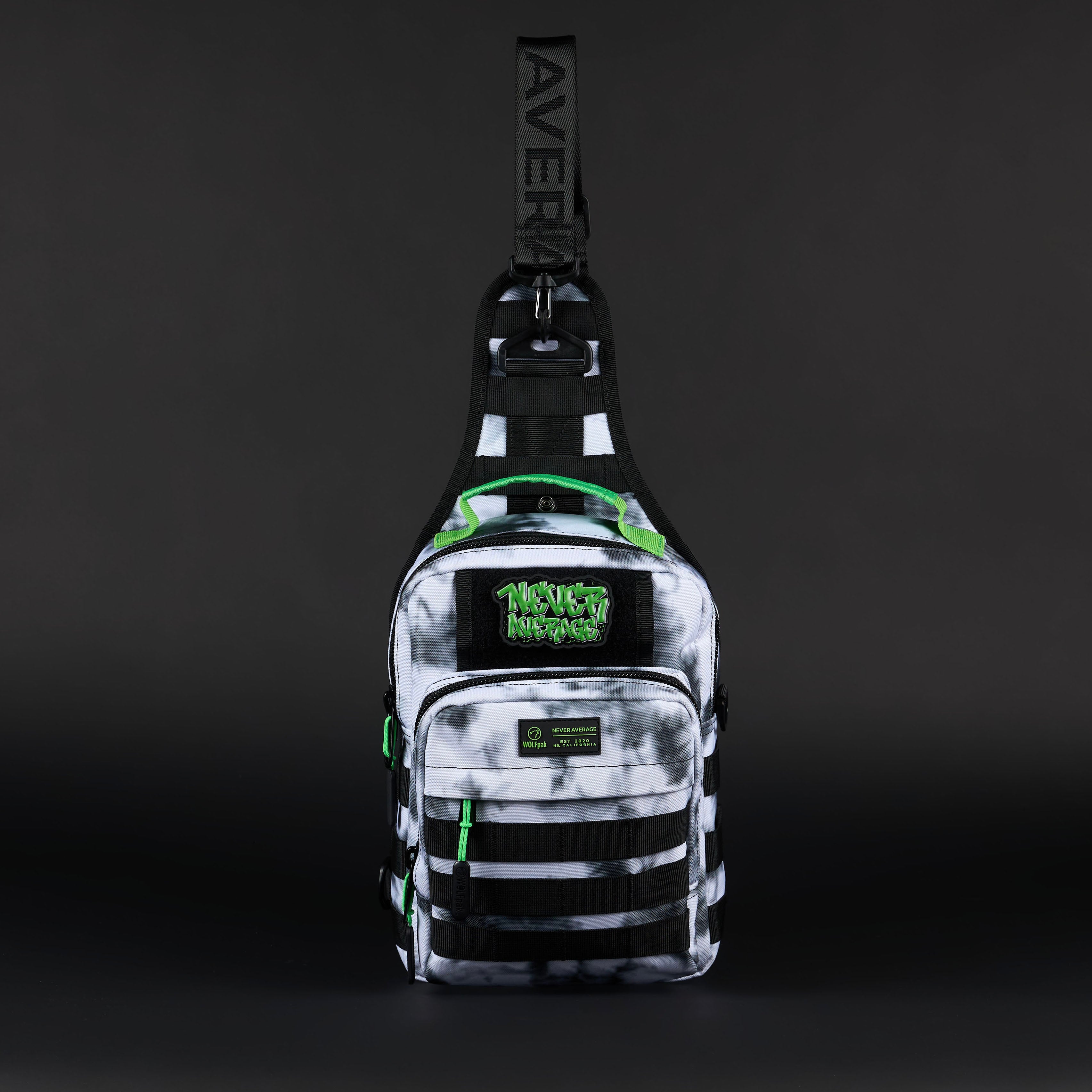 9L Tactical Sling Bag Graffiti Green