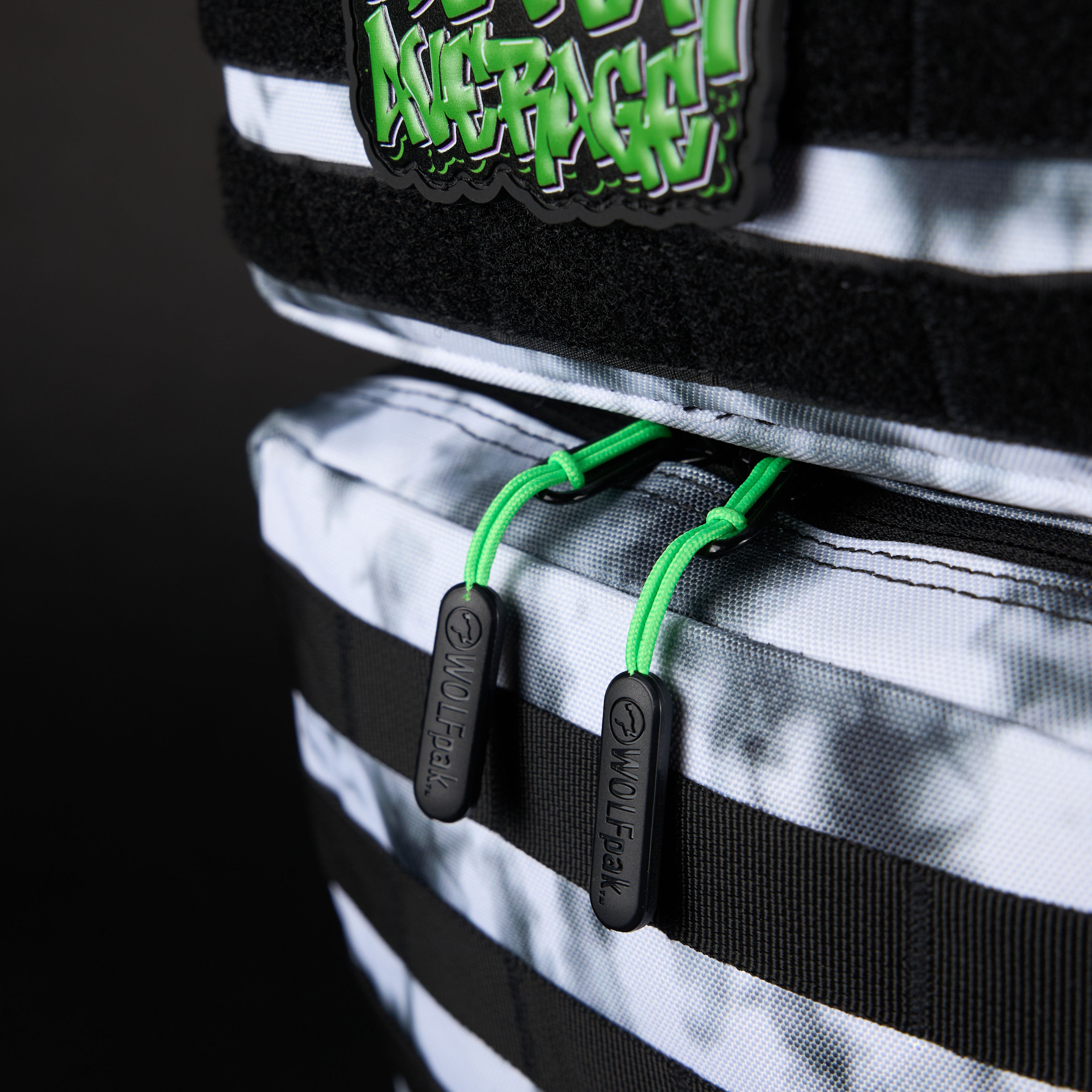 35L Backpack Graffiti Green