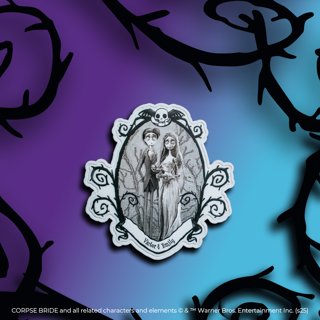 🎁 Corpse Bride Victor & Emily Patch Sale (100% off)