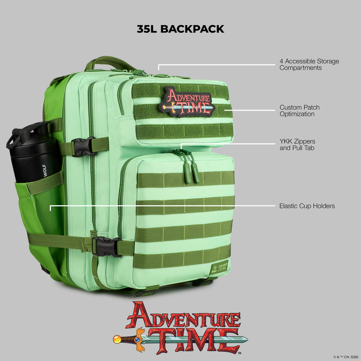 35L Backpack Adventure Time