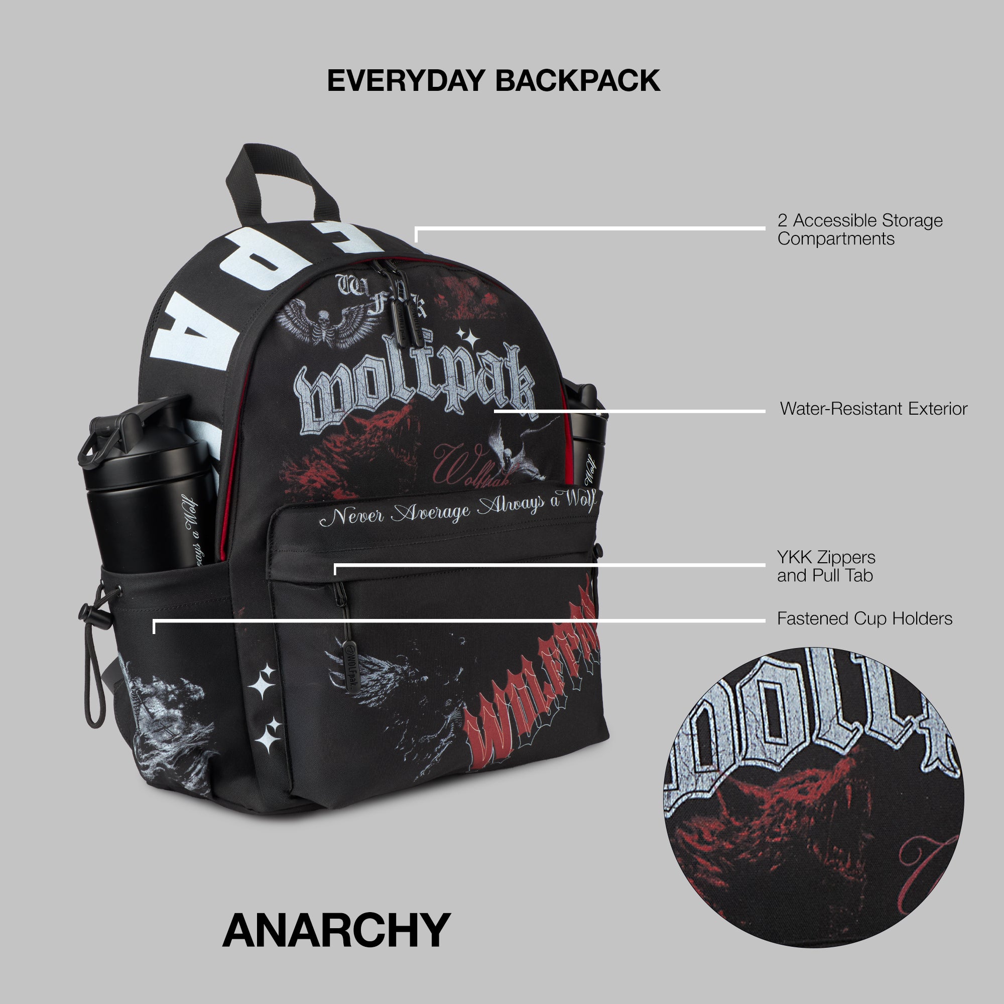 25L Everyday Anarchy Lined Backpack