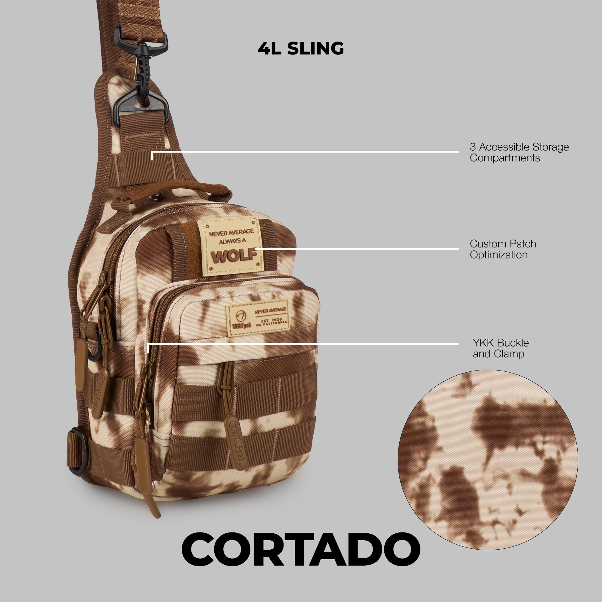 4L Mini Tactical Sling Bag Cortado