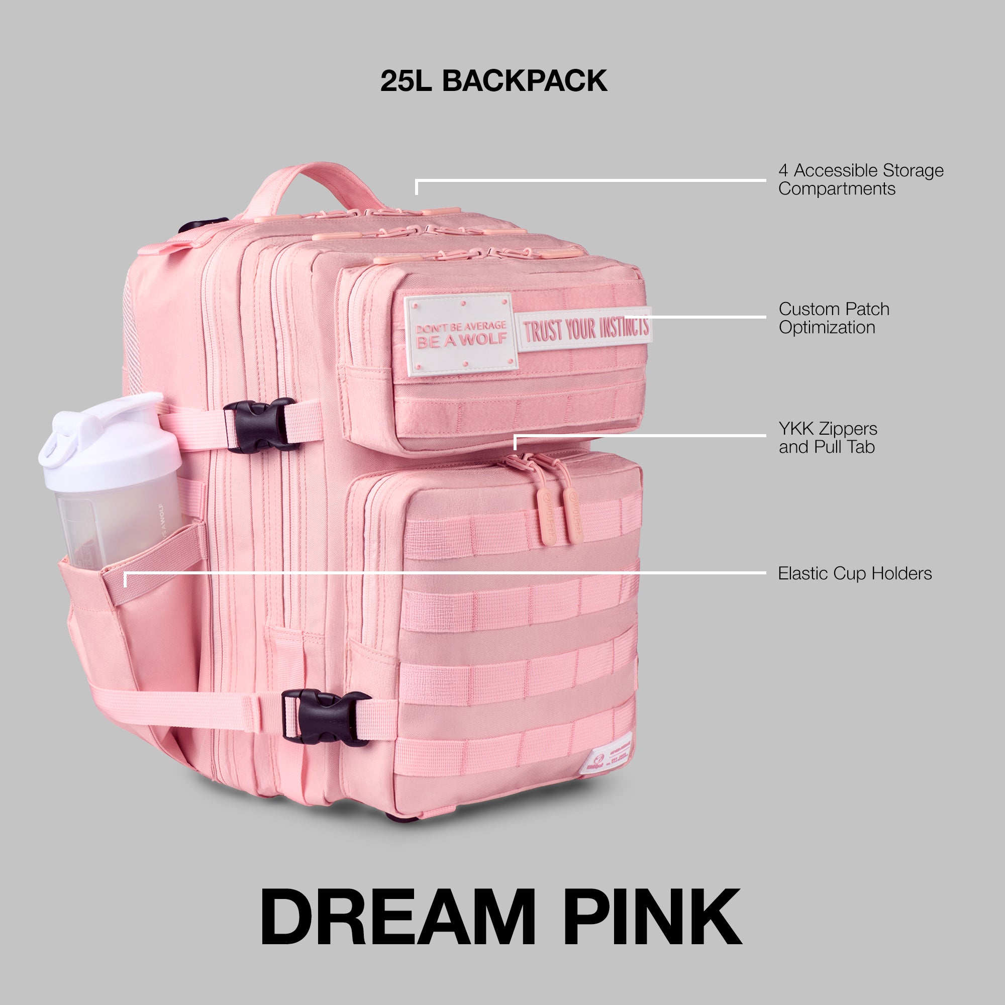 25L Backpack Dream Pink