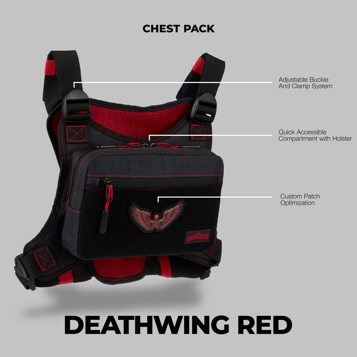 Utility Chest Pack Deathwing Red