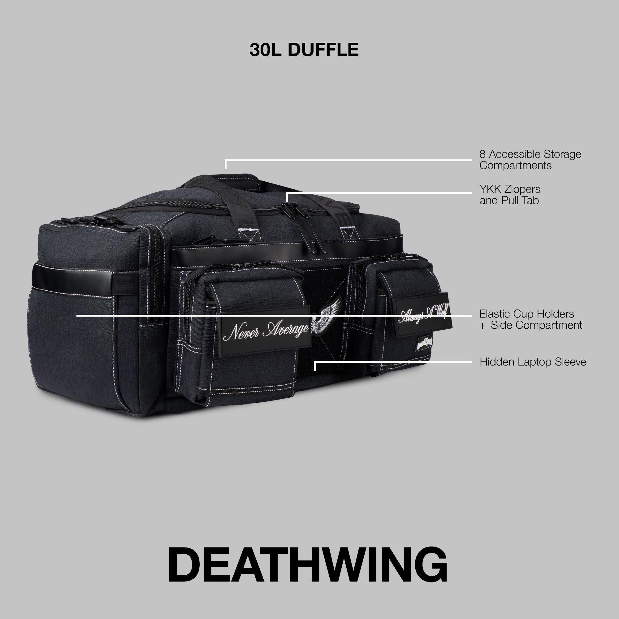 30L Perfect Duffle Bag Deathwing Preview