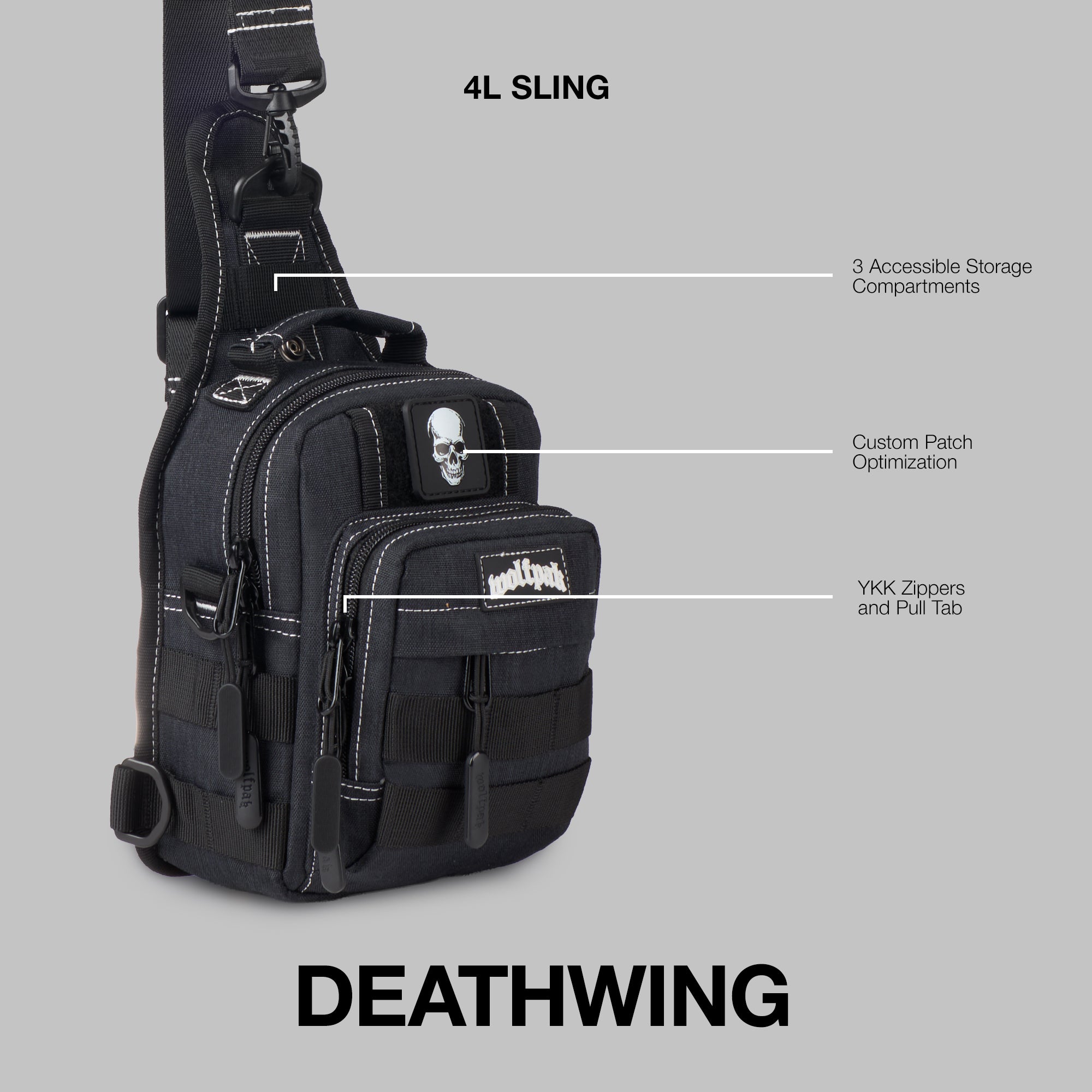 4L Mini Tactical Sling Bag Deathwing Preview