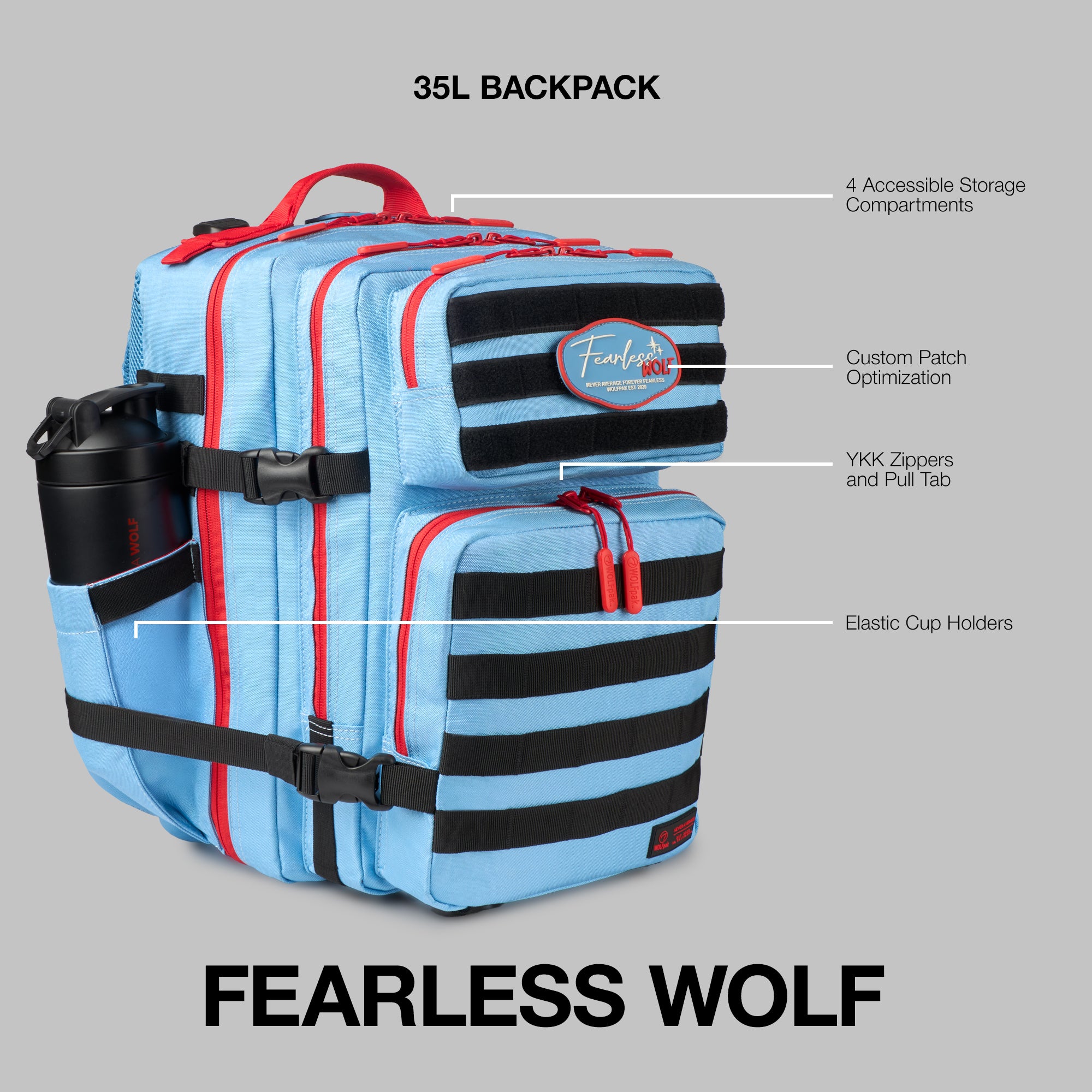 35L Backpack Fearless Wolf Preview