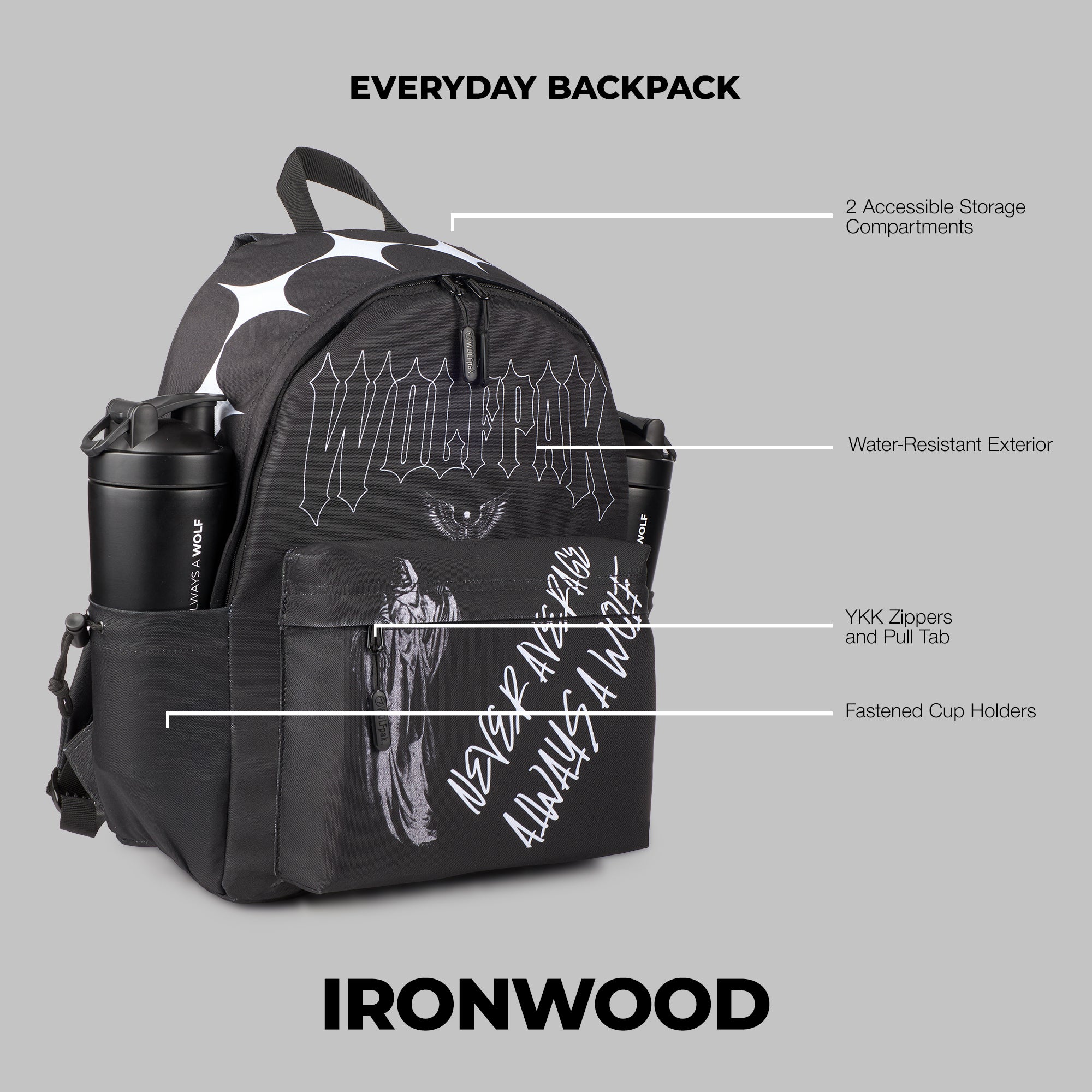 25L Everyday Lined Backpack Ironwood