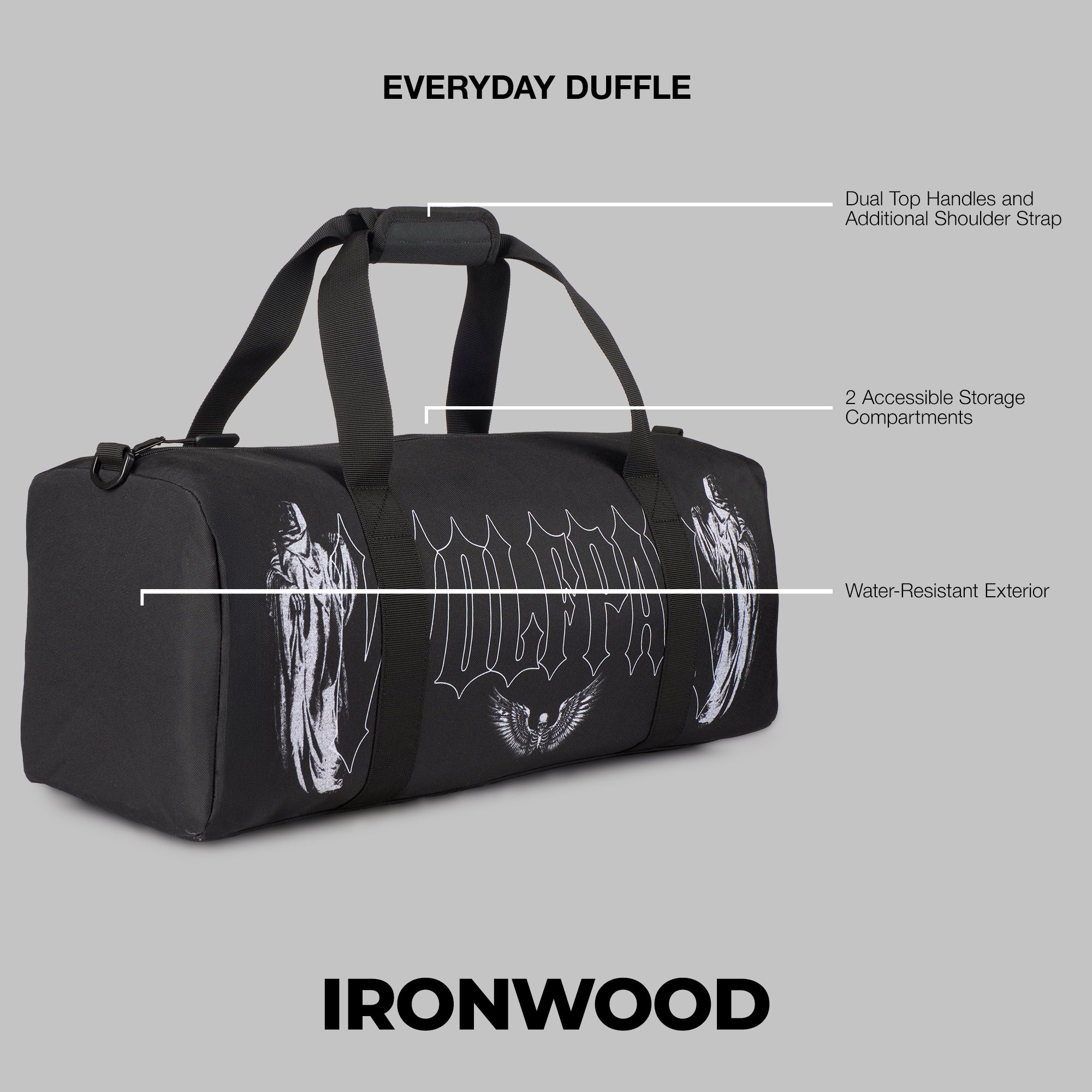 25L Everyday Lined Duffle Ironwood