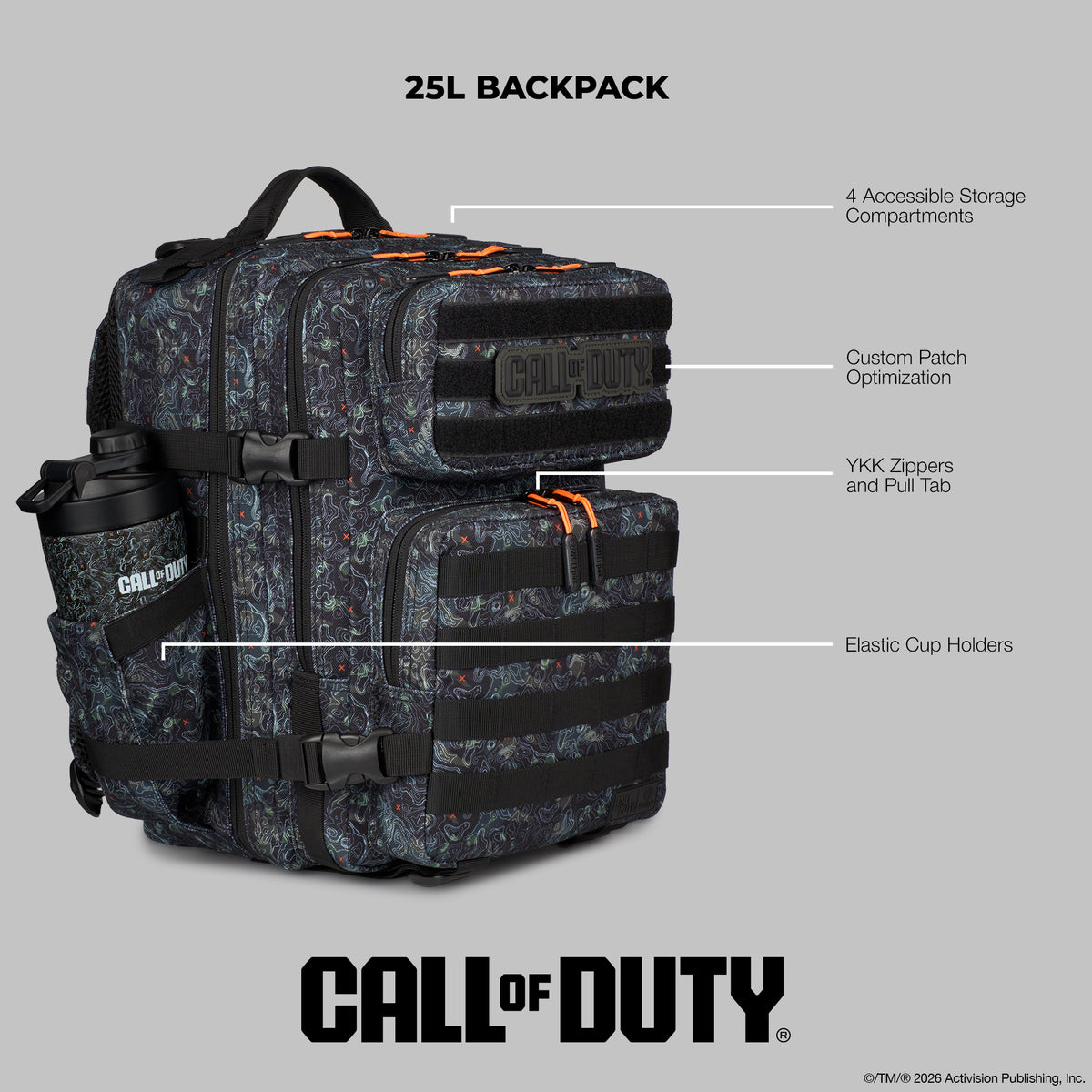 25L Backpack Call Of Duty Jupiter