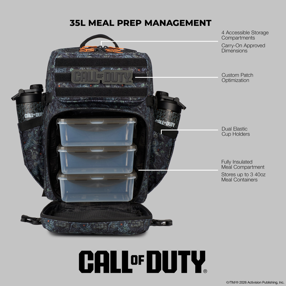 35L Call Of Duty Jupiter Meal Prep Management