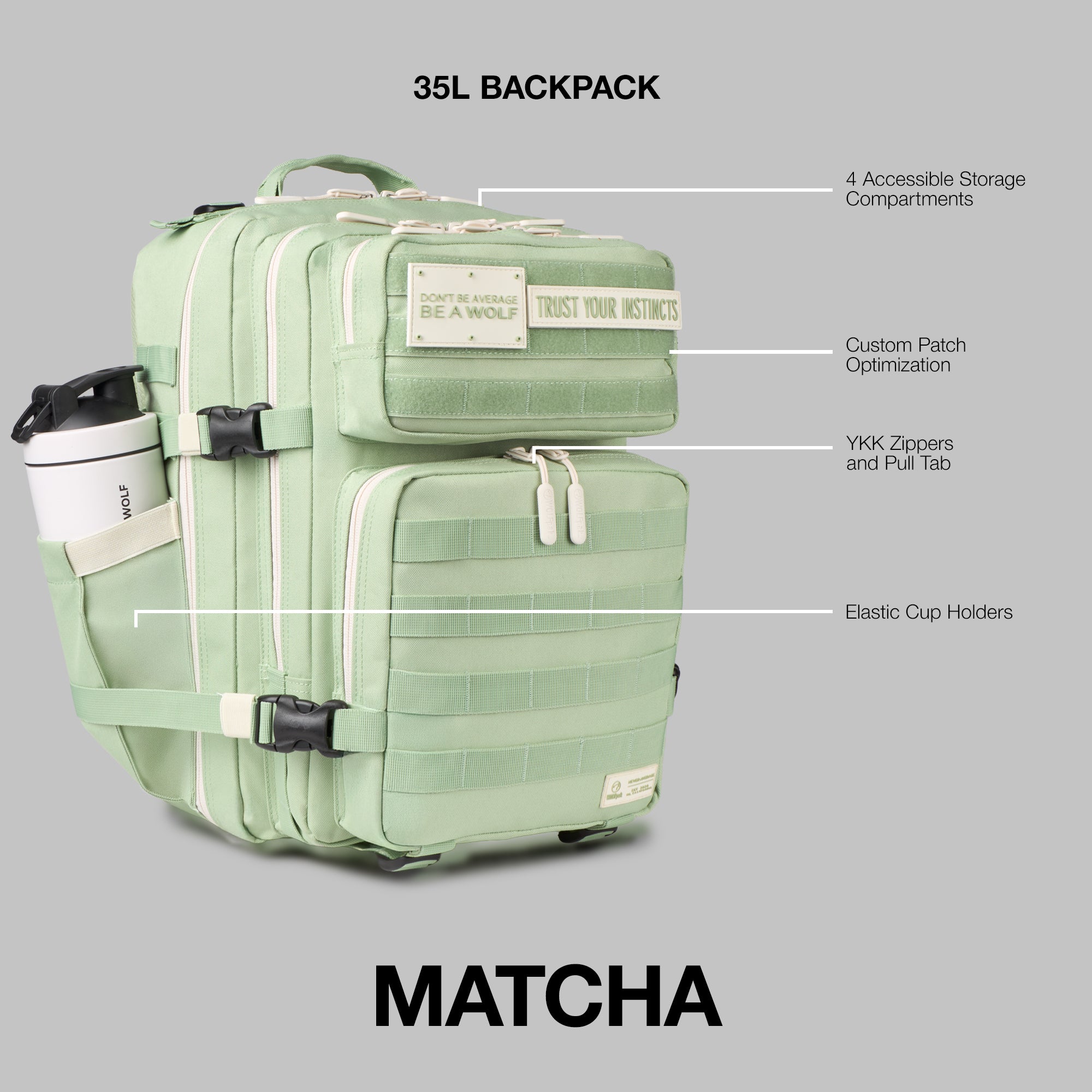 35L Backpack Matcha