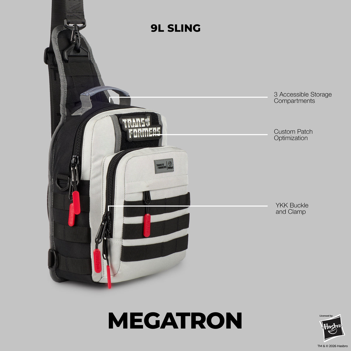 9L Tactical Sling Bag Transformers Megatron