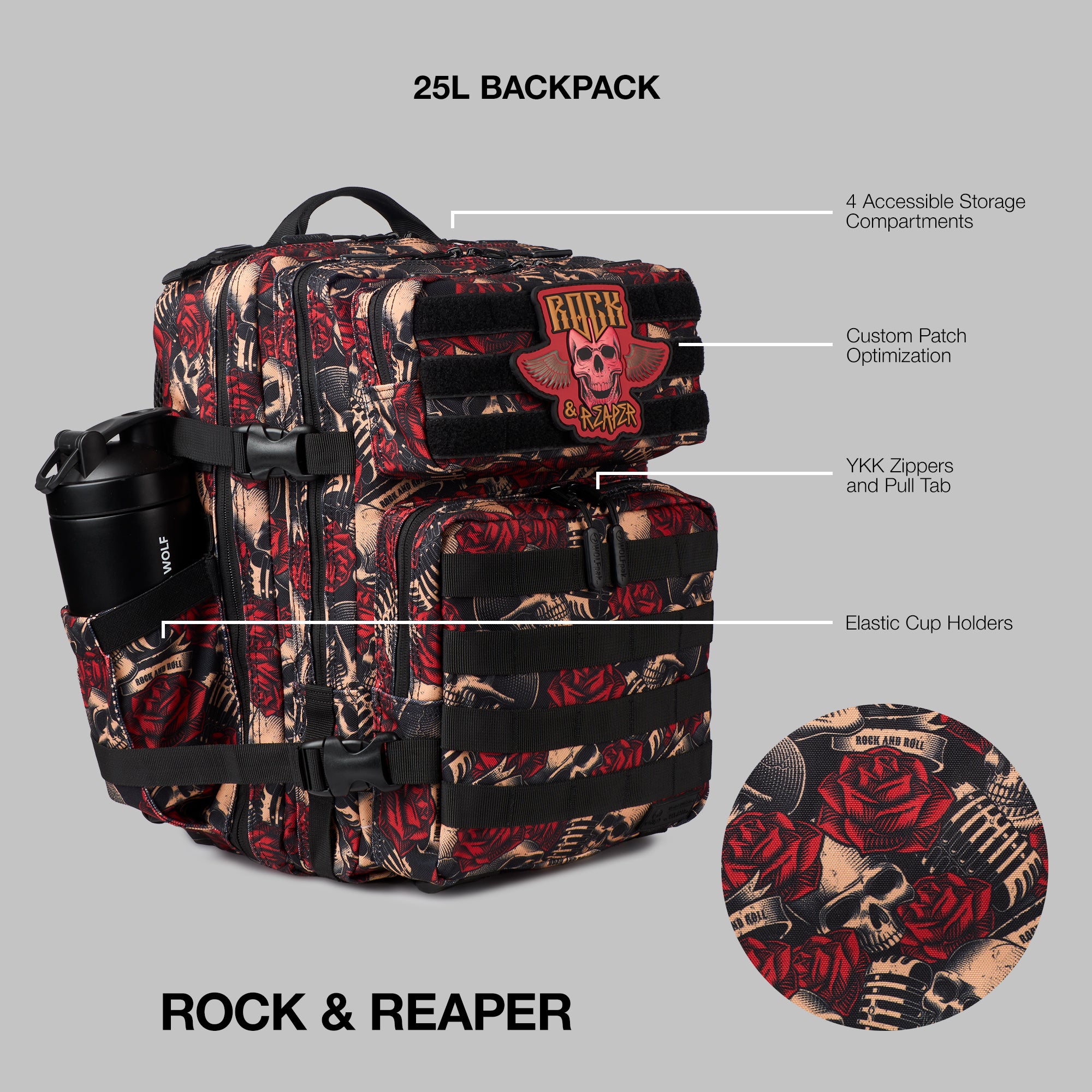25L Backpack Rock & Reaper PREVIEW