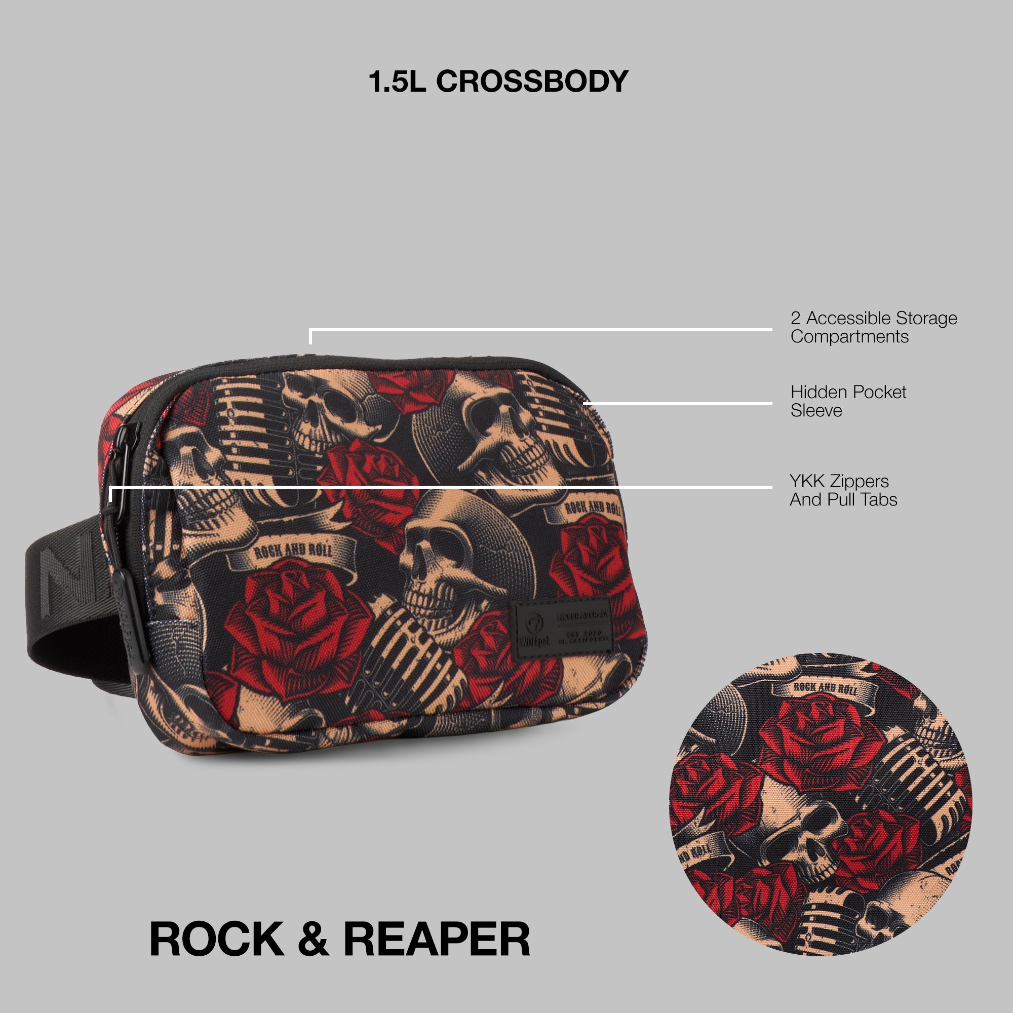 Crossbody Pack Rock & Reaper