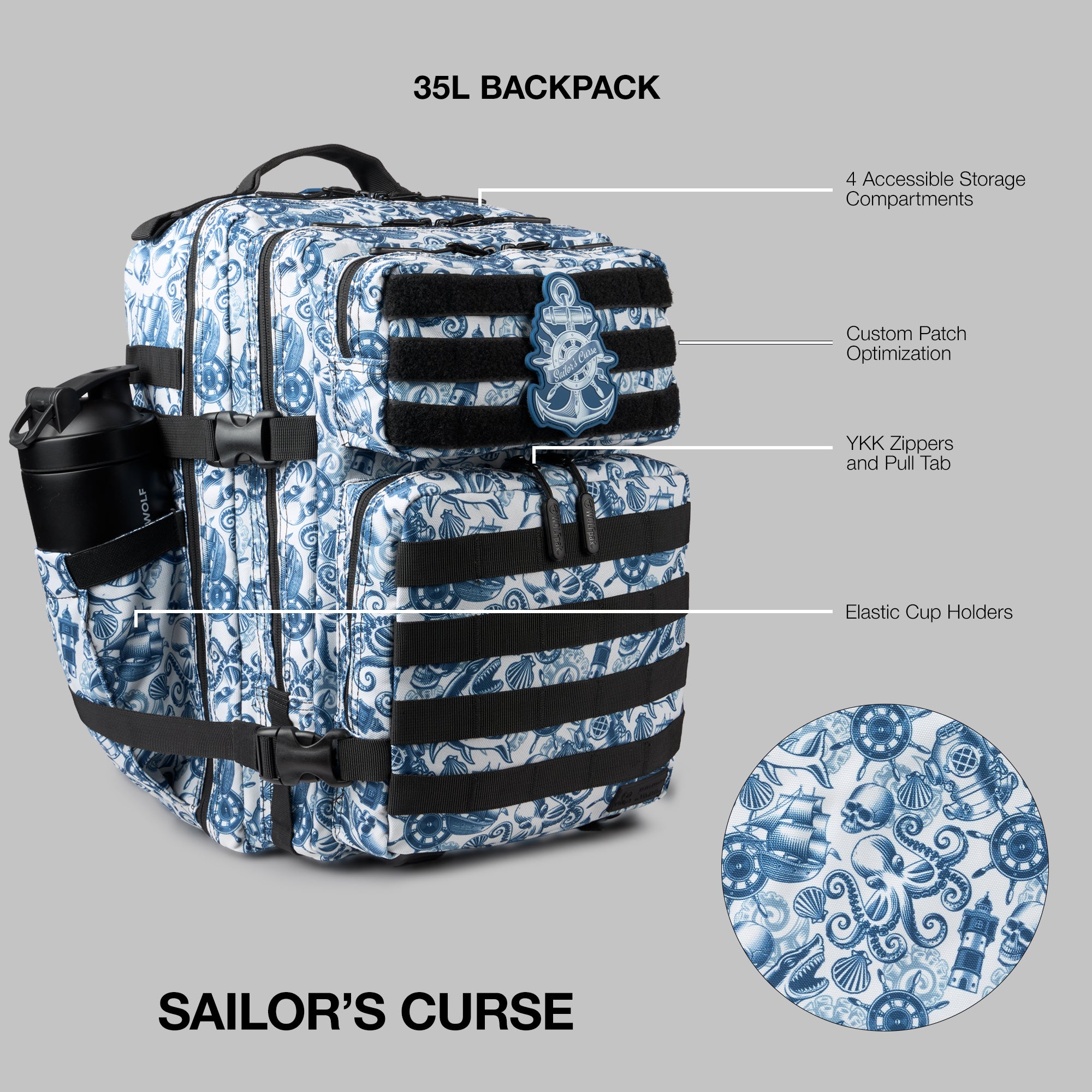 35L Backpack Sailor's Curse PREVIEW