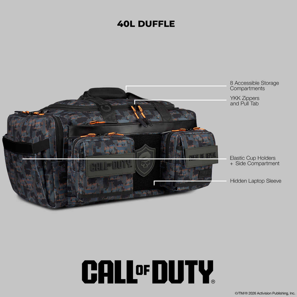 40L Ultimate Duffle Bag Call Of Duty Slums