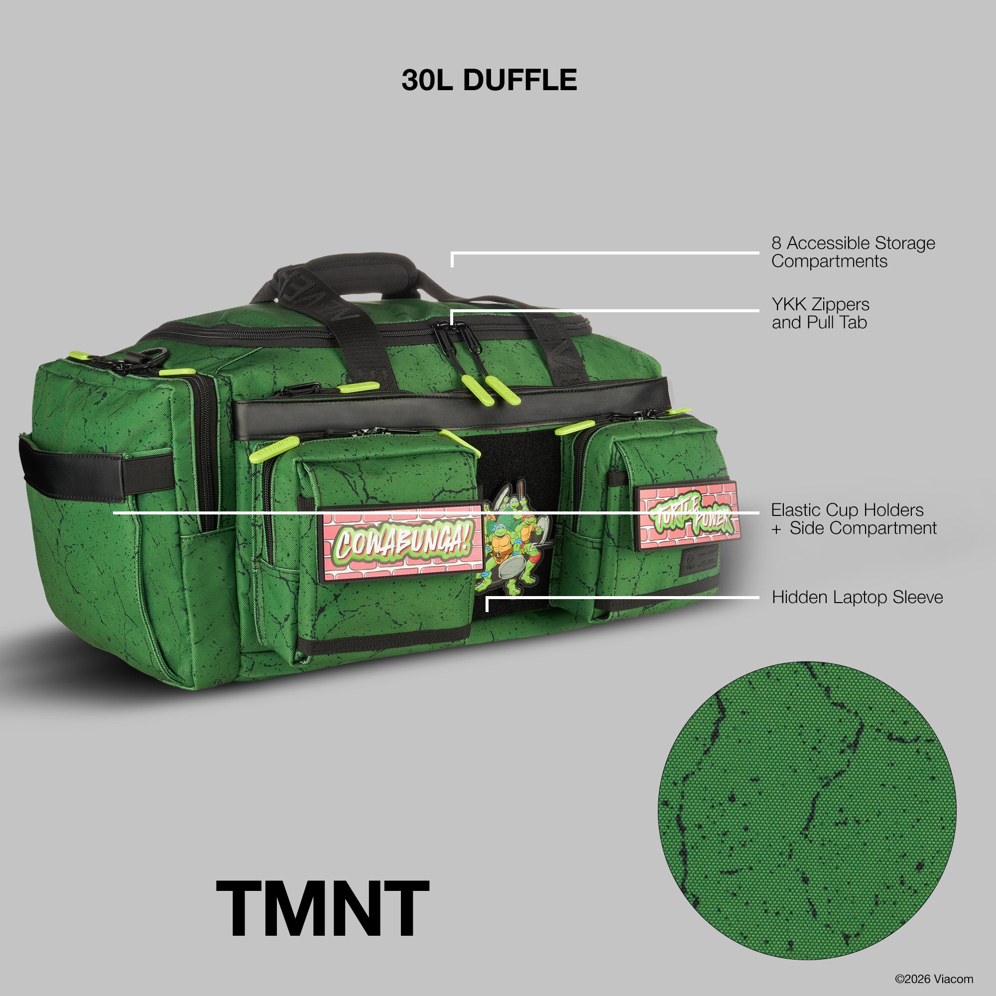 30L Perfect Duffle Bag TMNT