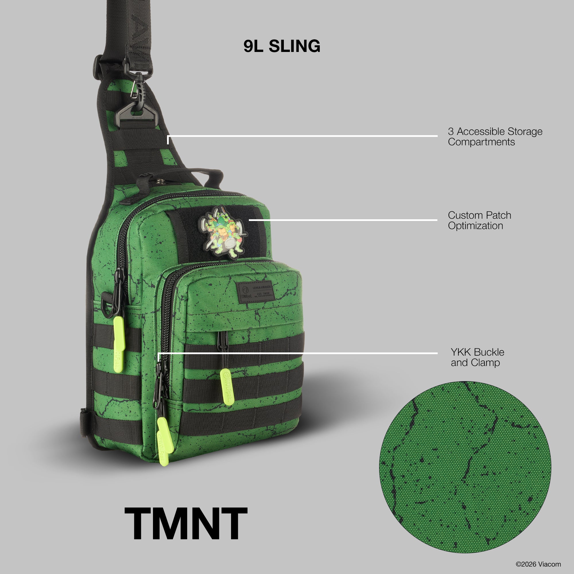 9L Tactical Sling Bag TMNT