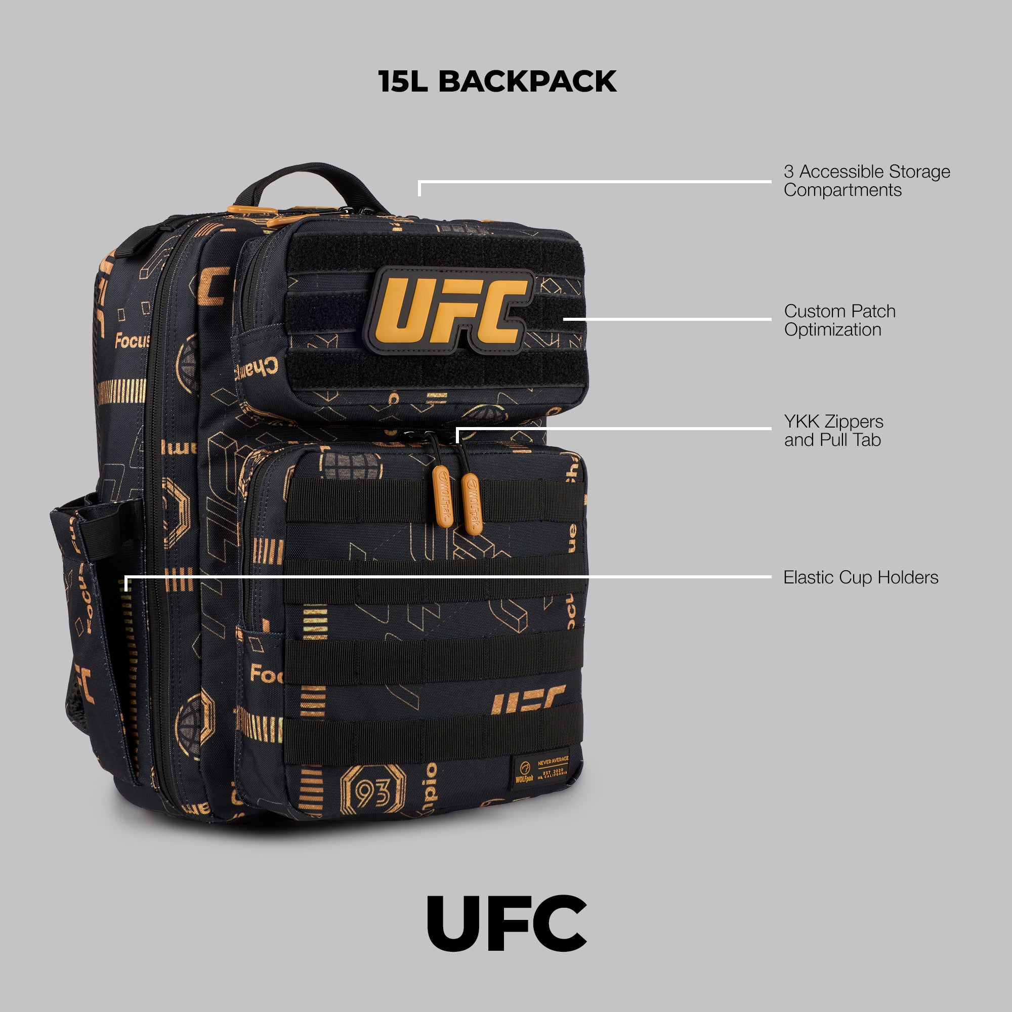 15L Tactical Backpack UFC Champion