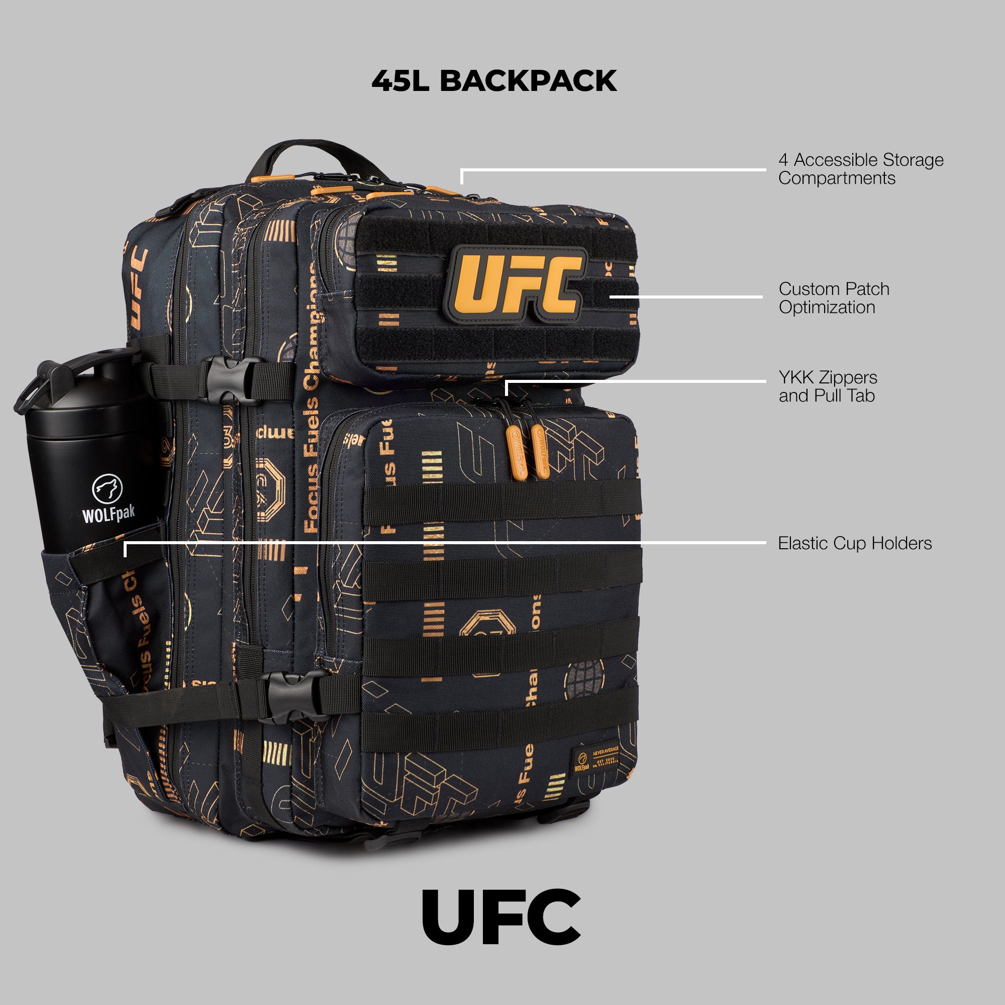 45L Backpack UFC Champion