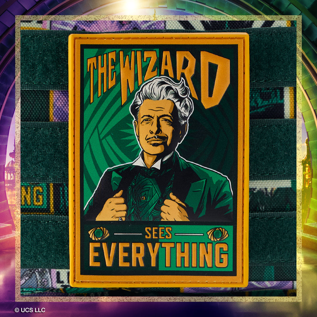 WICKED Wizard Sees Everything Poster Patch