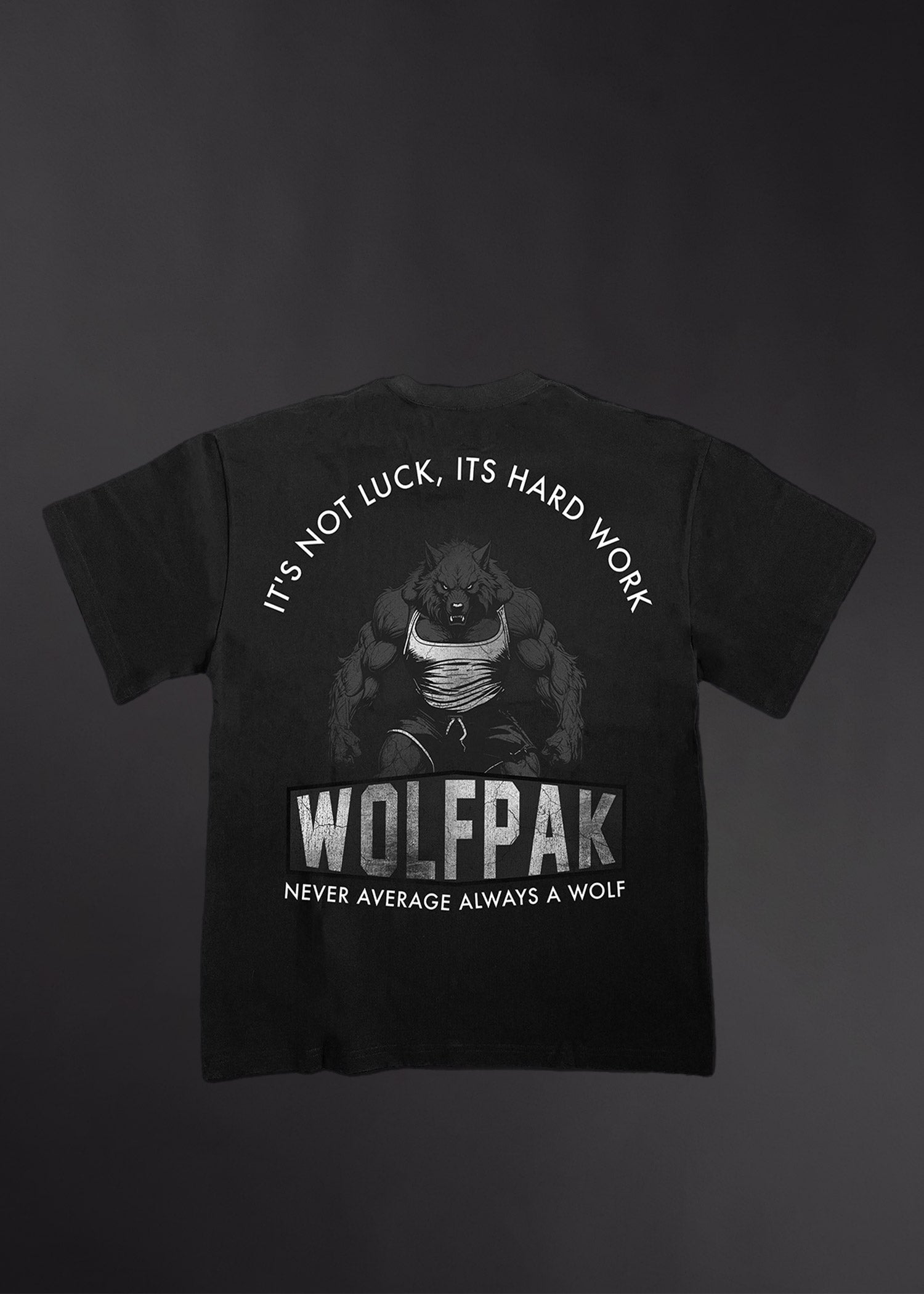 Strength Club Never Luck Graphic T-Shirt