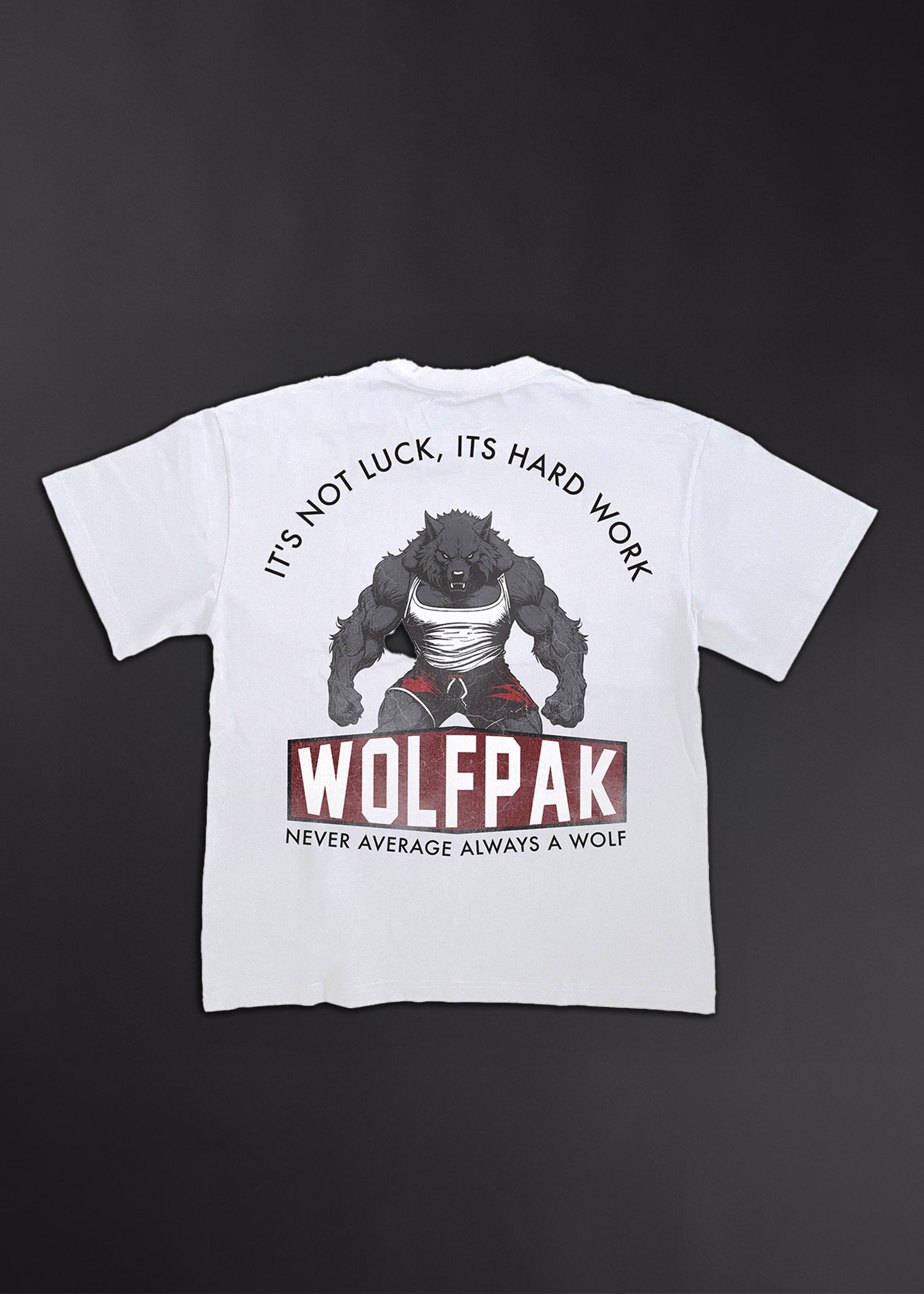 Strength Club Never Luck Graphic T-Shirt