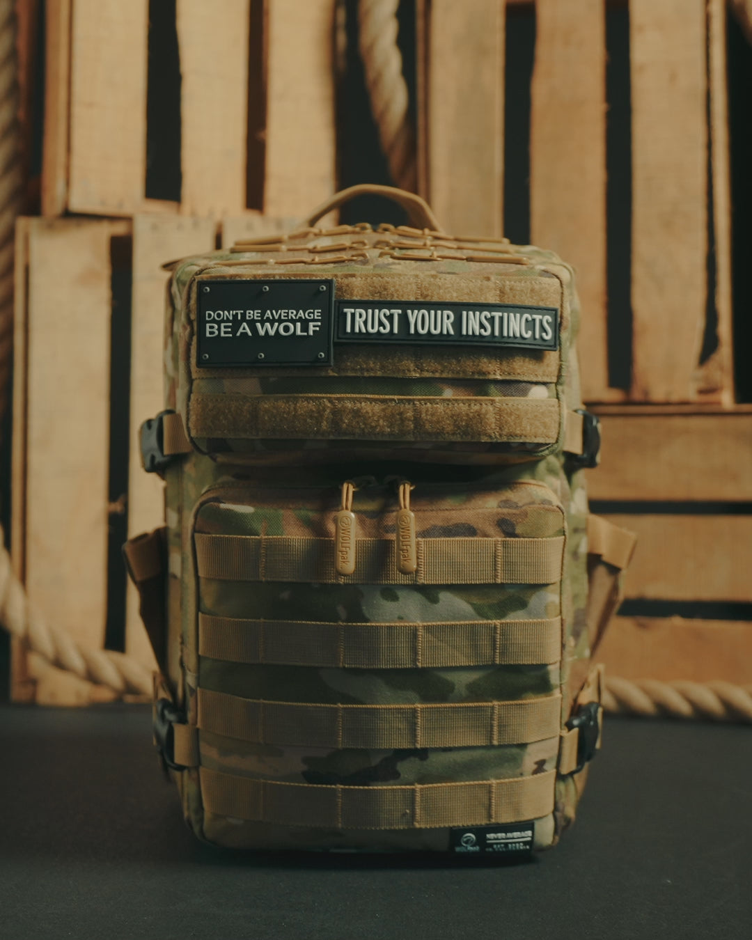 25L Backpack Alpha Black | WOLFpak | Wolfpack Backpacks
