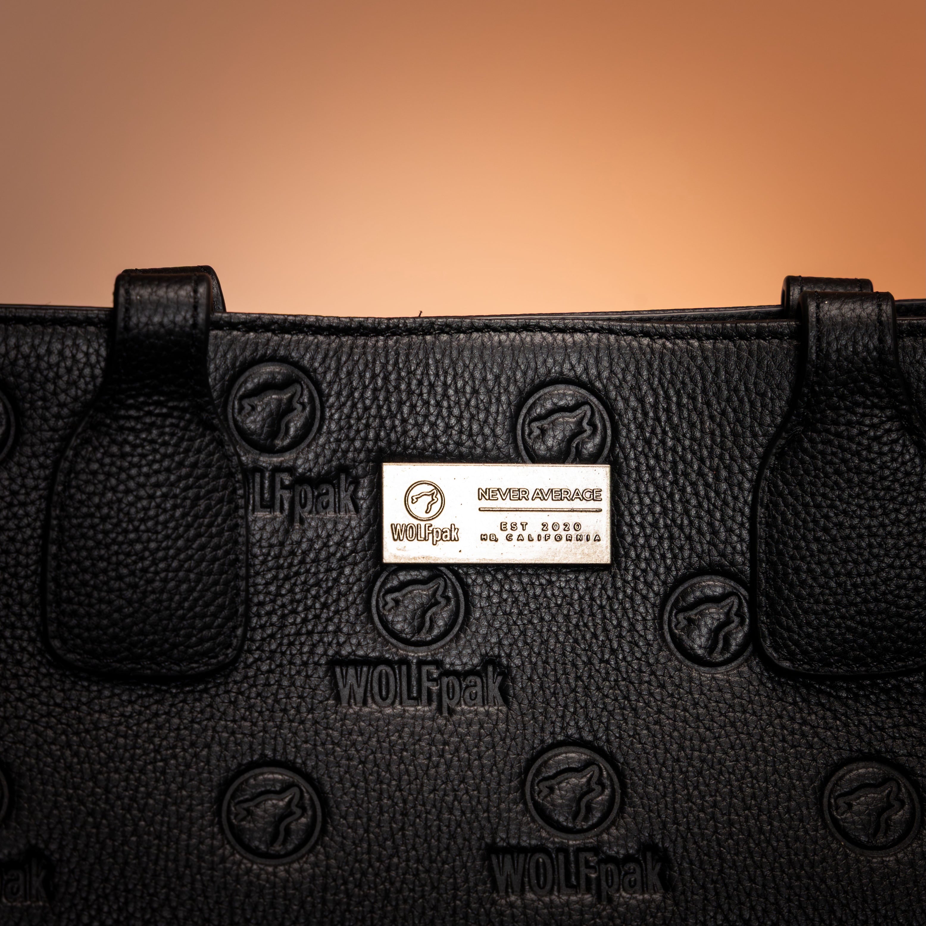 Tote Bag Black Luxury Leather