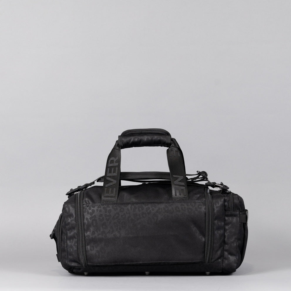 20L Mini Duffle Bag Black Leopard